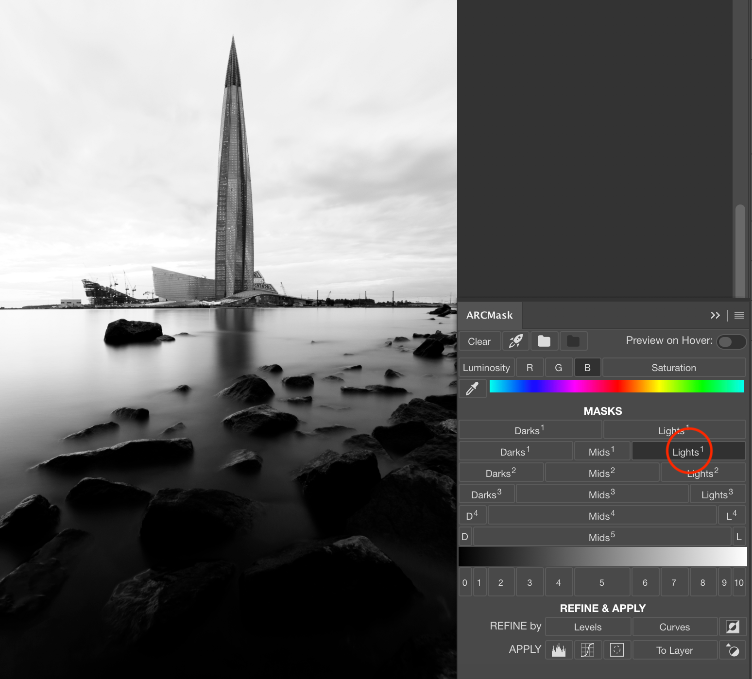 Яркостные маски [4/6]. Световые маски. Фотограф Константин Шамин