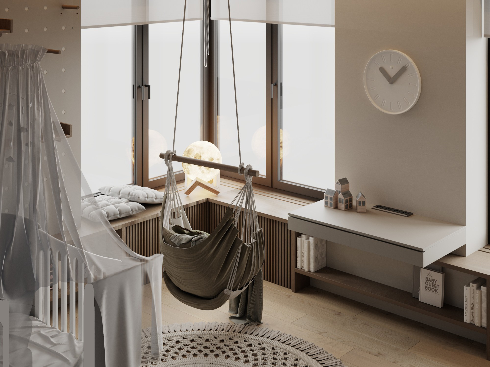 Концепция и детская зона «West Garden». Интерьеры и архитекура