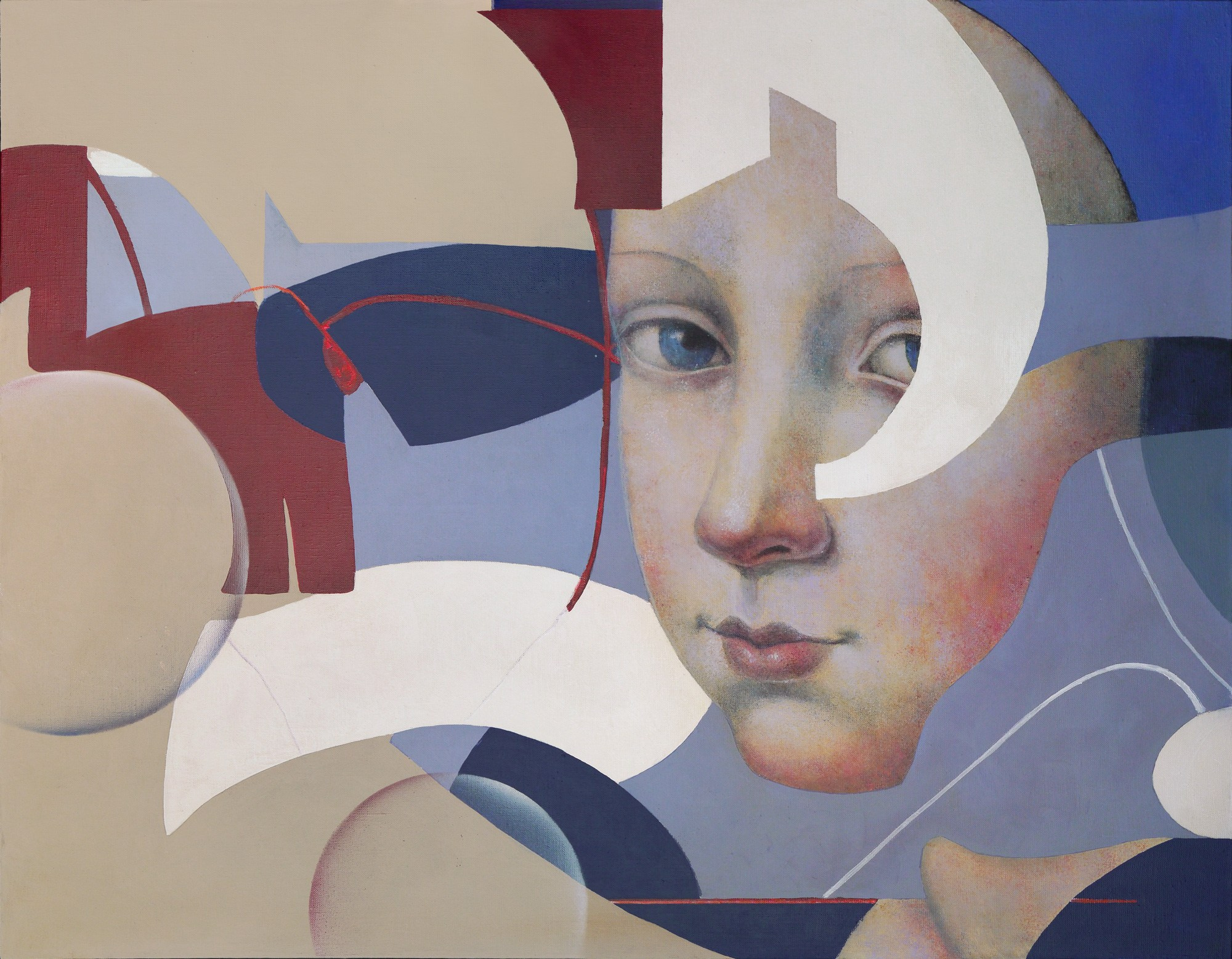 Холст, акрил, 100х100 см