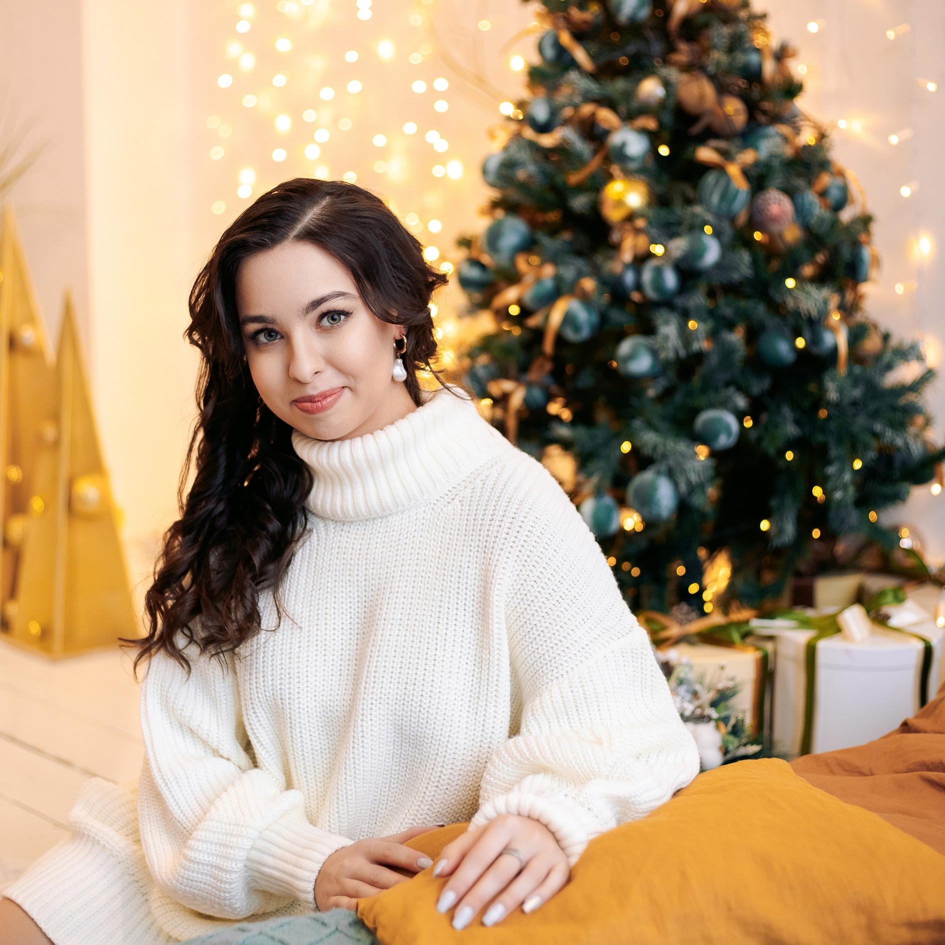 Новогодние фотосессии 2024 — 2025 в фотостудиях. Фотограф в Санкт-Петербурге, Анна Скворцова