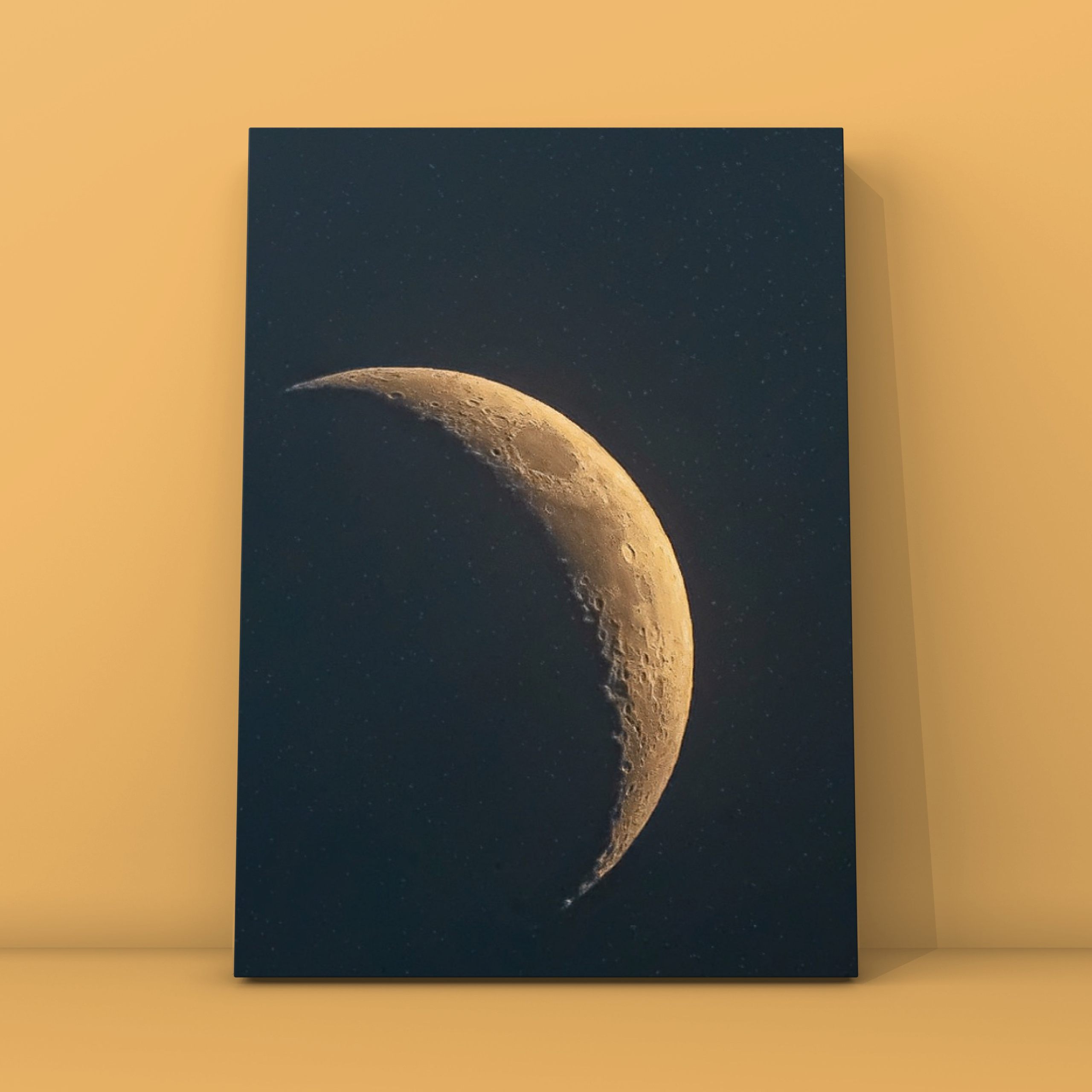 Жёлтая луна крупно. Фотограф в Москве Сергей Коршунов