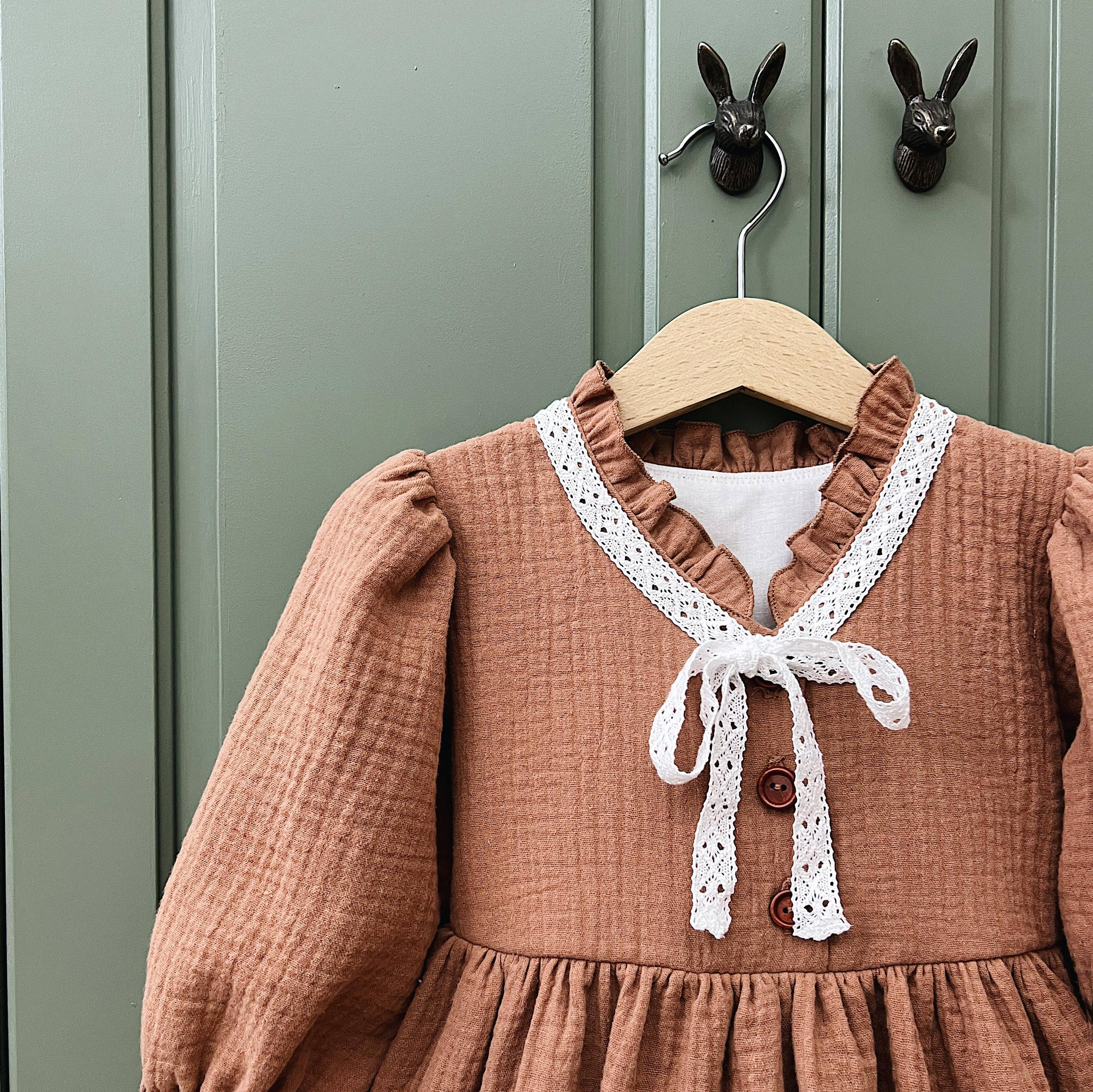 003 Платье Оливия. Эко-одежда для детей