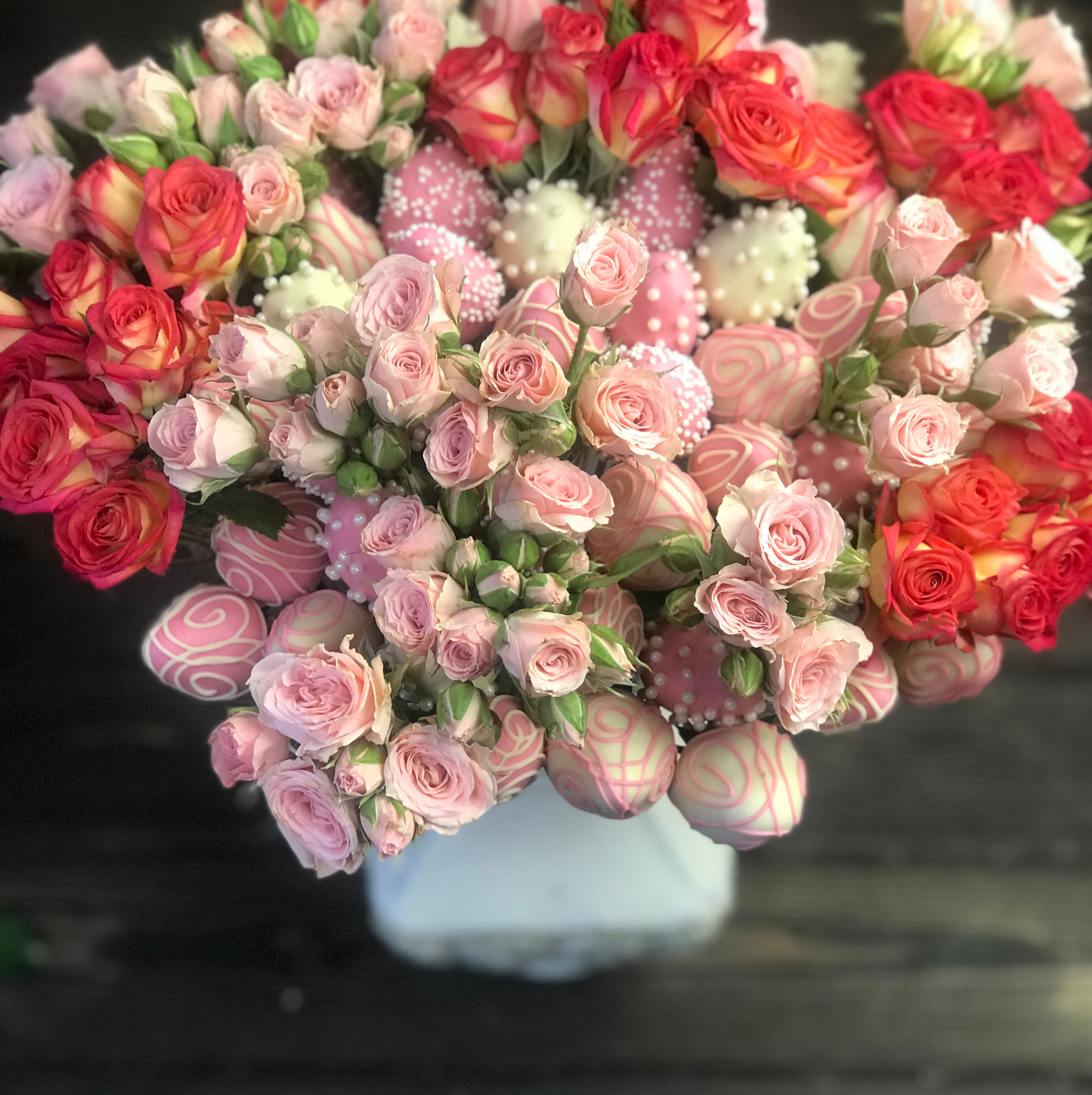 Букет клубника в шоколаде