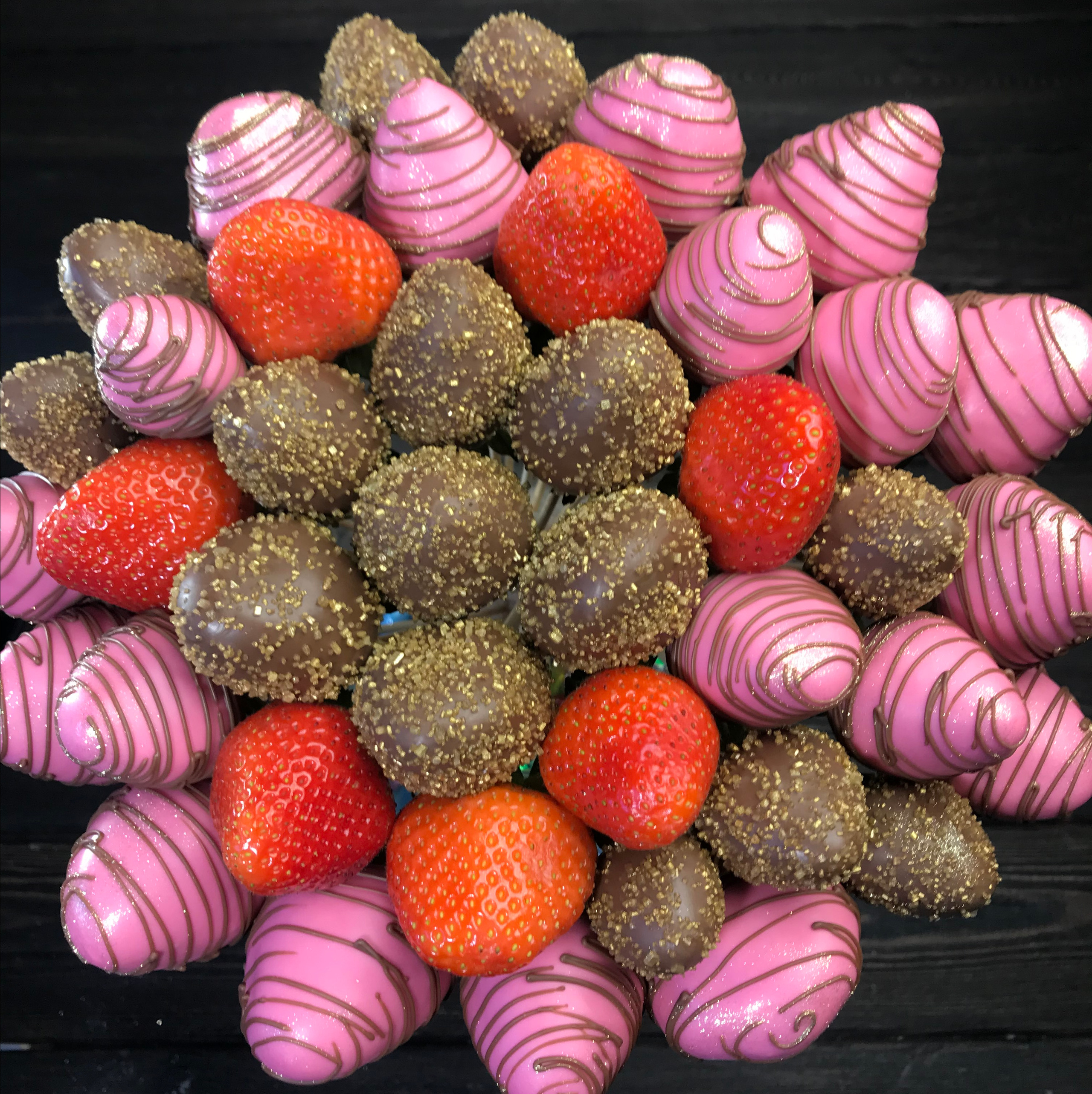 Букет клубника в шоколаде