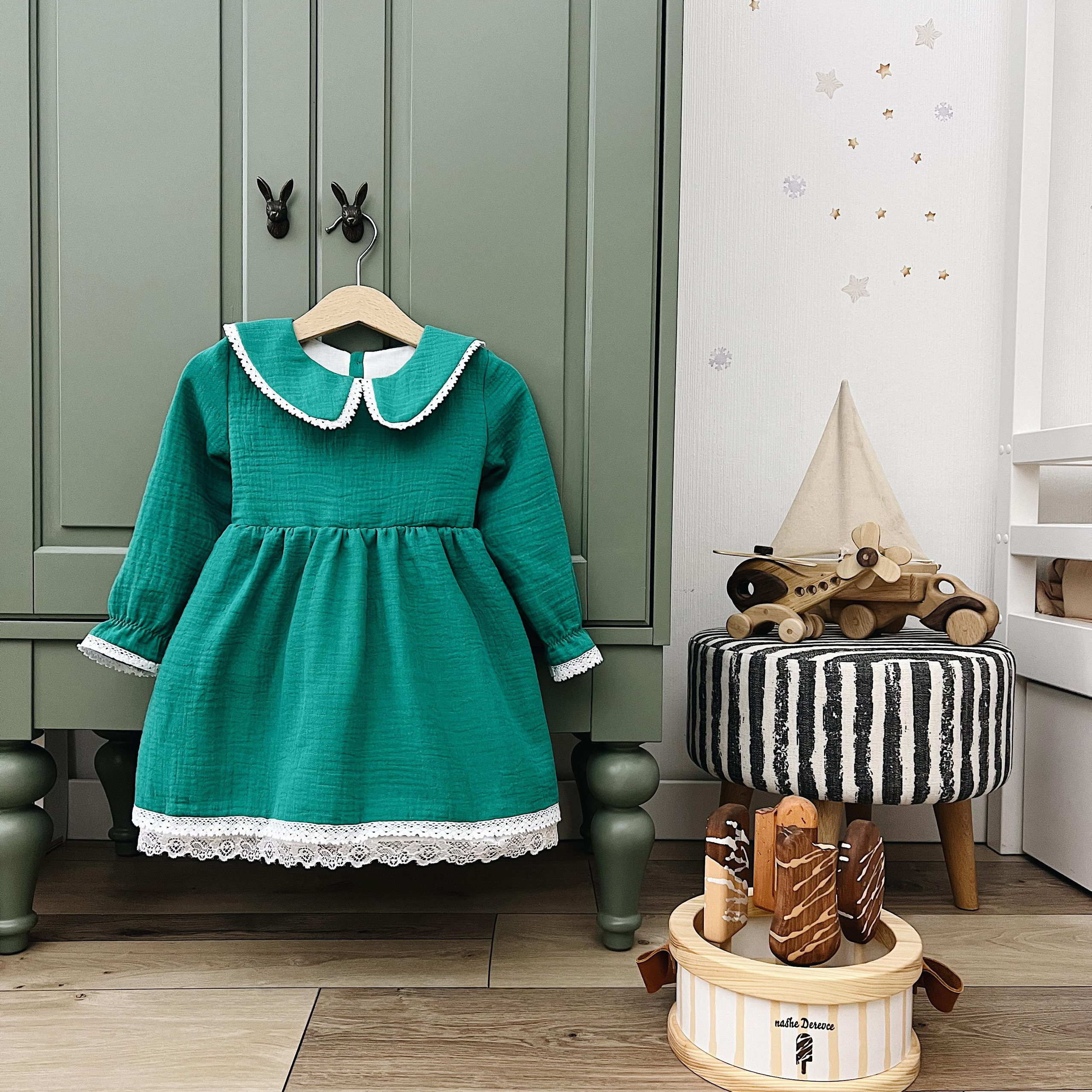 004 Платье Шарлотта. Эко-одежда для детей