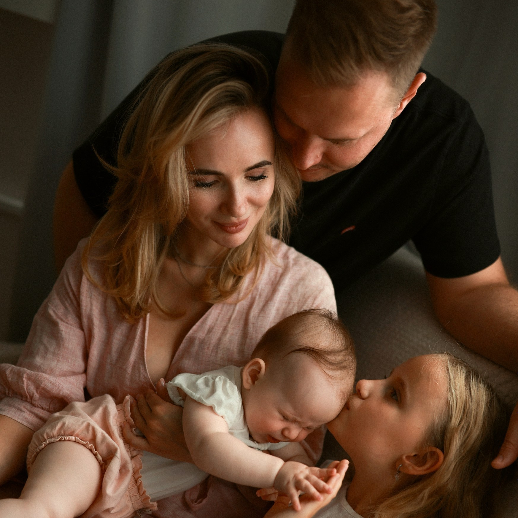 Семейные съемки. Детский и семейный фотограф Татьяна Рыбалко. Фотосессии у вас дома