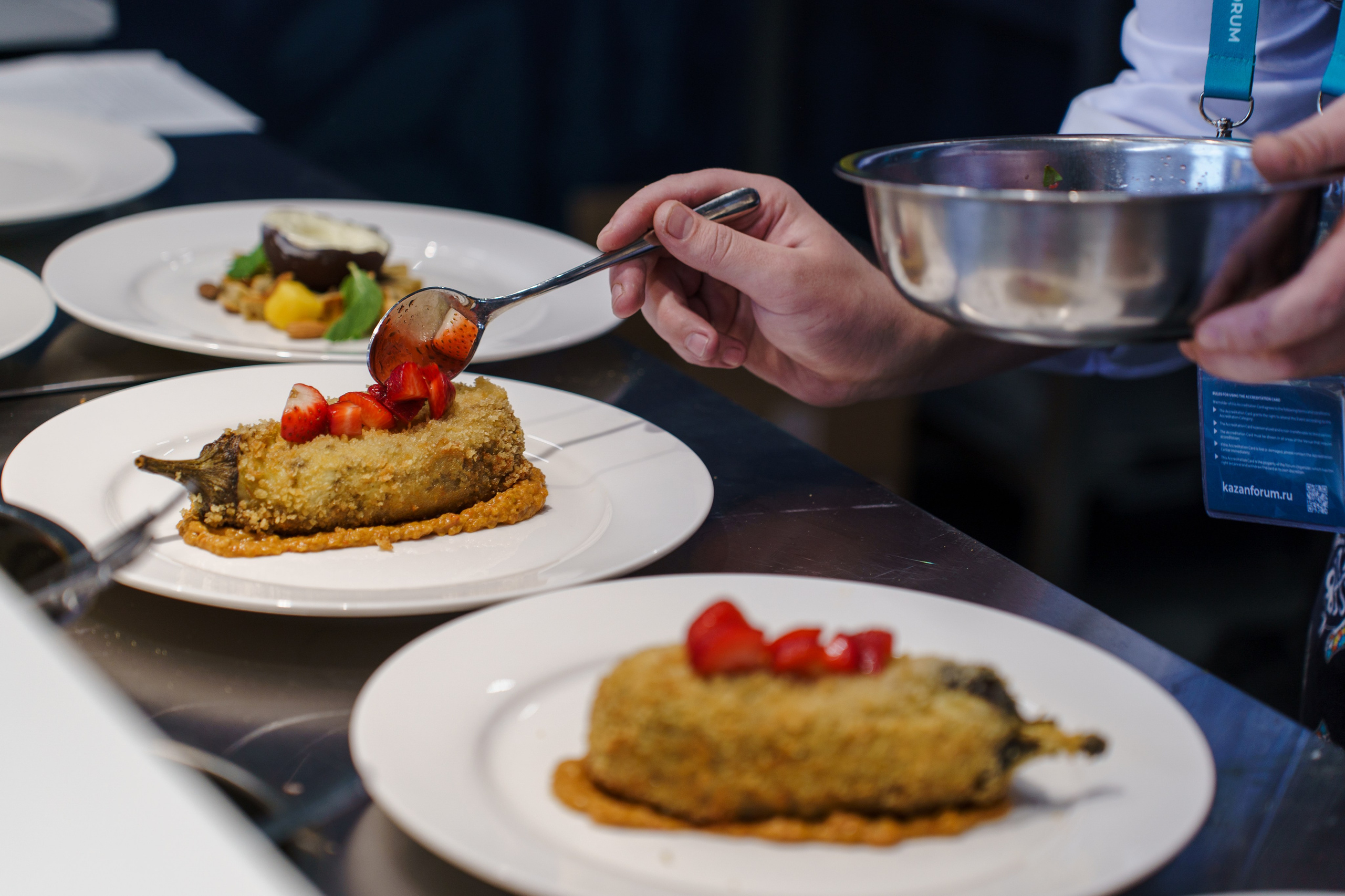 Репортажная съемка международного турнира молодых поваров в городе Казань.