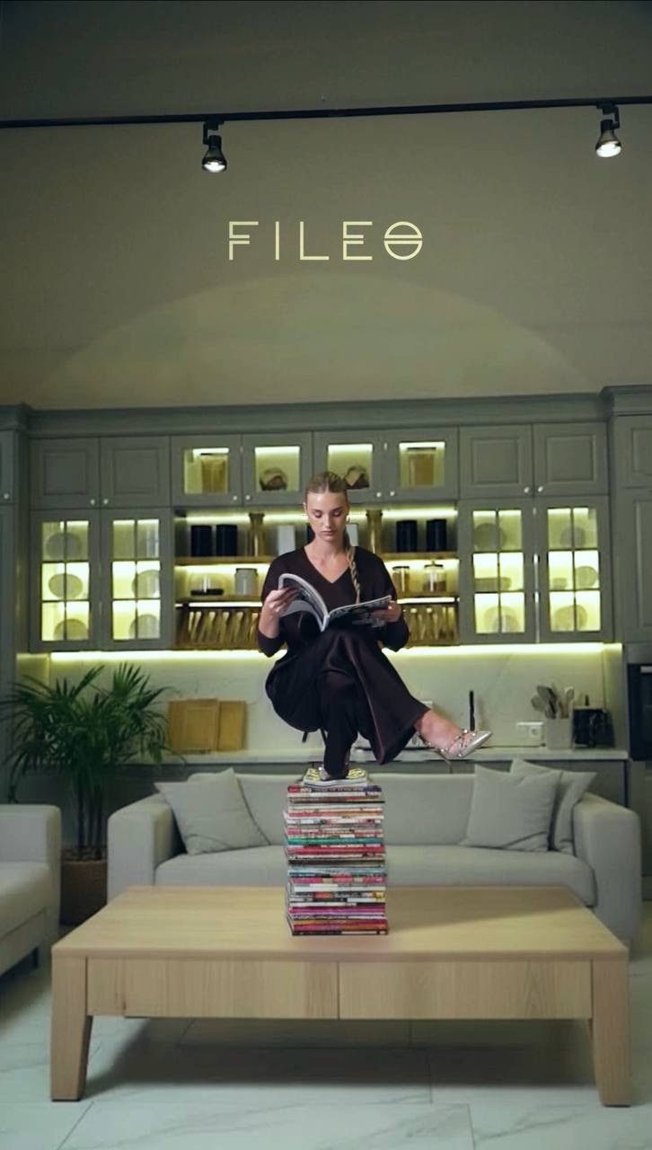 Короткий рекламный ролик одежды бренда FILEO для социальных сетей: динамичный монтаж, акцент на призыв к действию