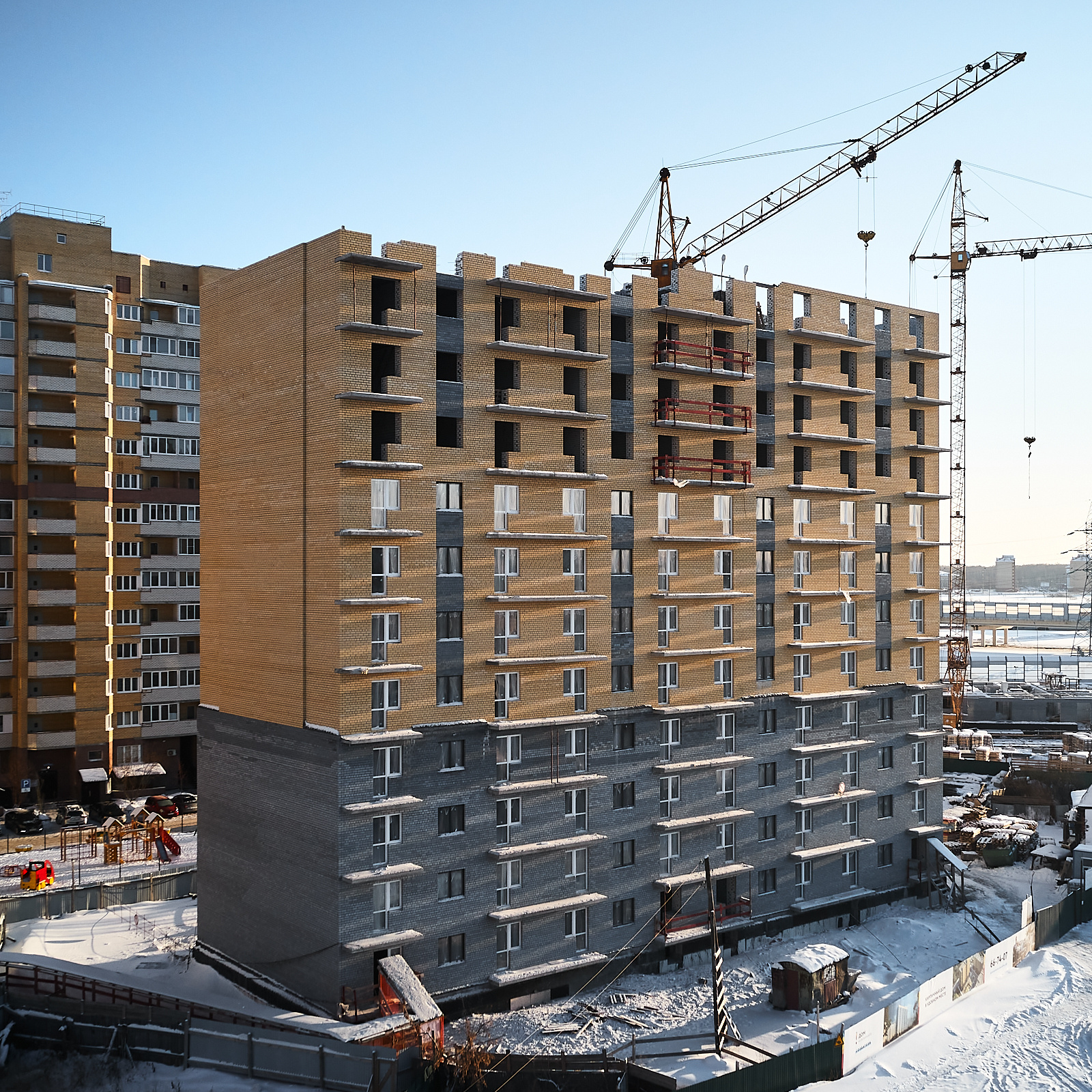 Аэрофотография Аэрофотосъемка динамика строительства Тюмень