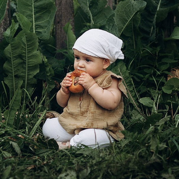 N-021 Косынки разных цветов. Эко-одежда для детей