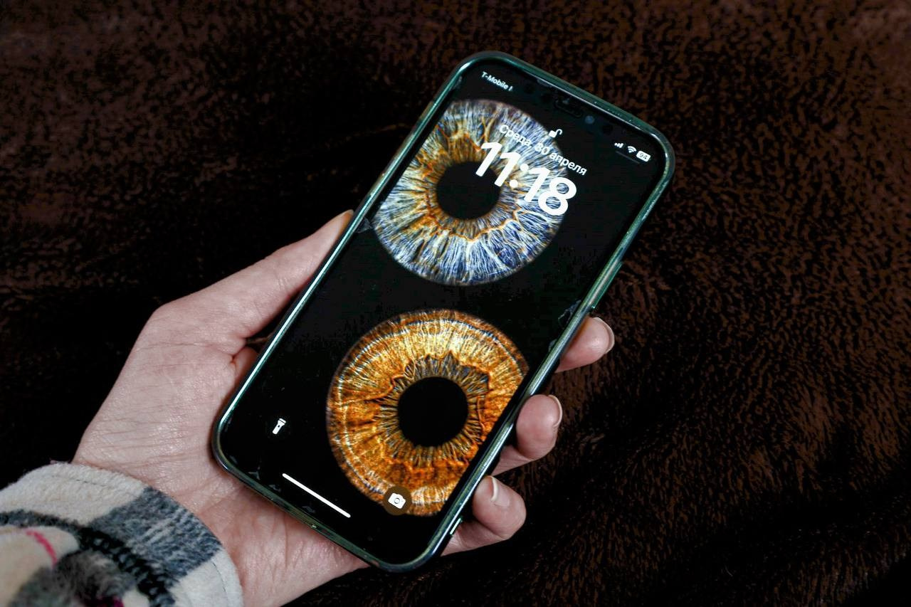 Услуги. Макро Фото радужки глаза в Зеленоградске