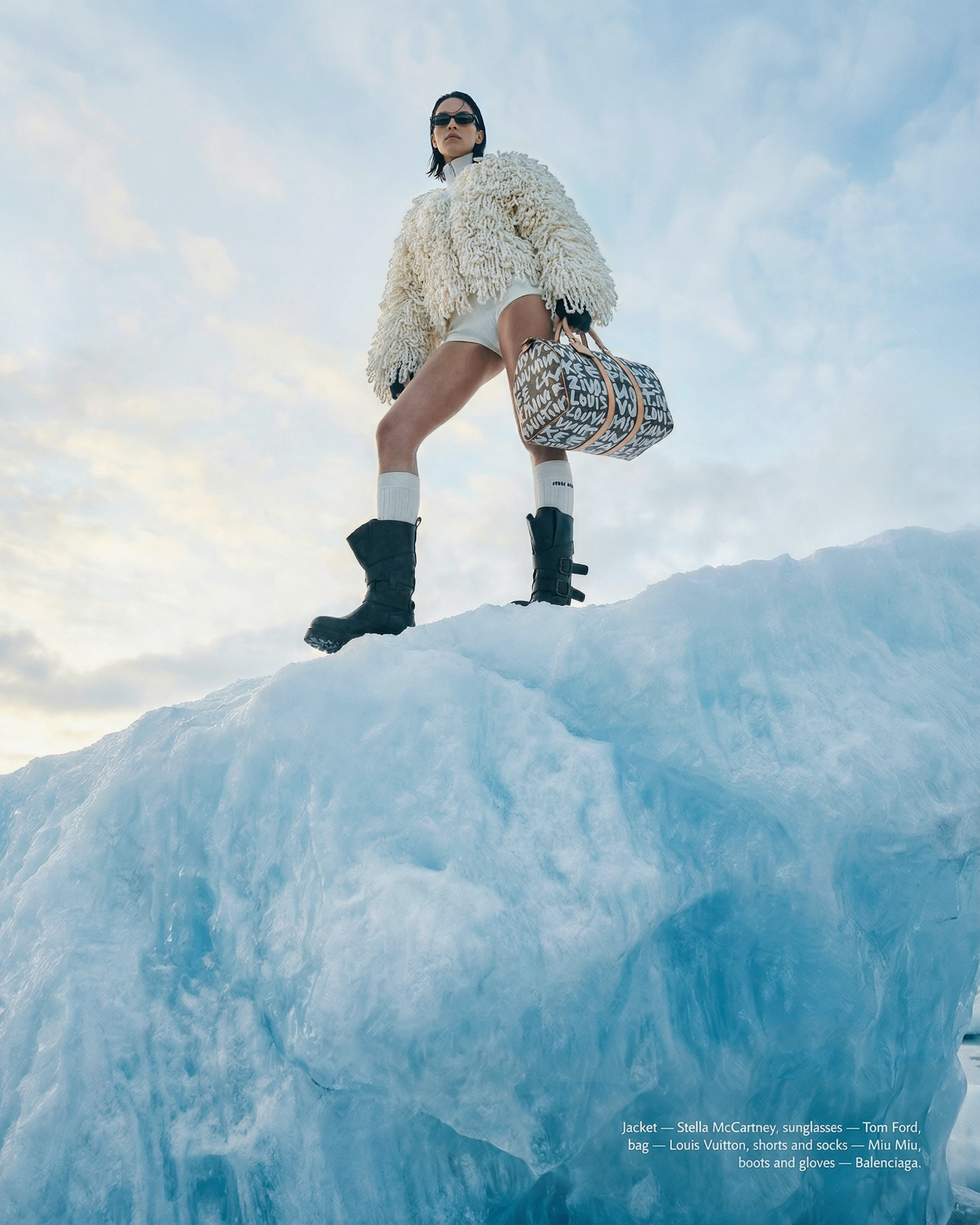 ICE SILENCE — AI Fashion Editorial. Bakunpost | AI-фото и нейрофотосессии для брендов