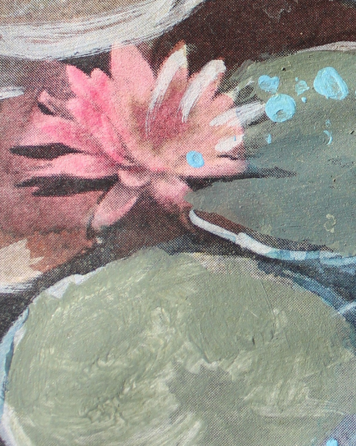 София Гольцева «Watercolor small.water lilies N2». Декор для дома
