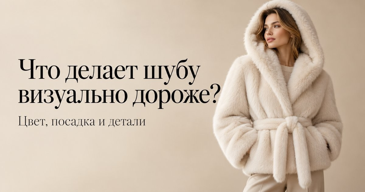 Что делает шубу визуально дороже: цвет, посадка и детали