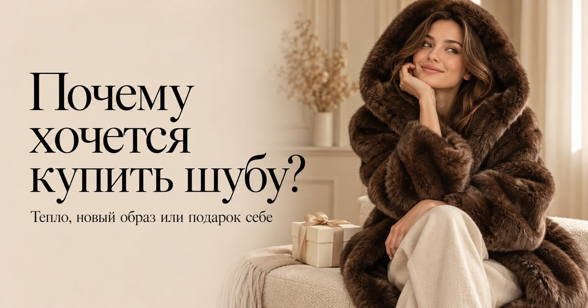 Почему хочется купить шубу: тепло, стиль или подарок себе
