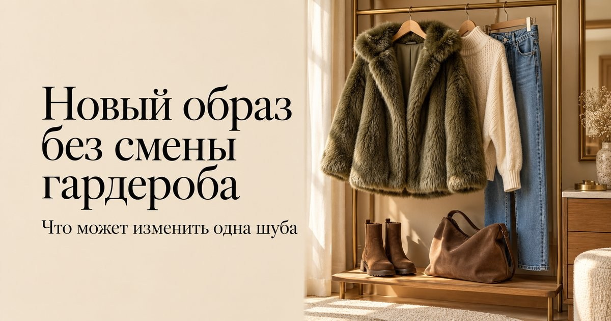 Новый образ с одной шубой: как обновить зимний гардероб