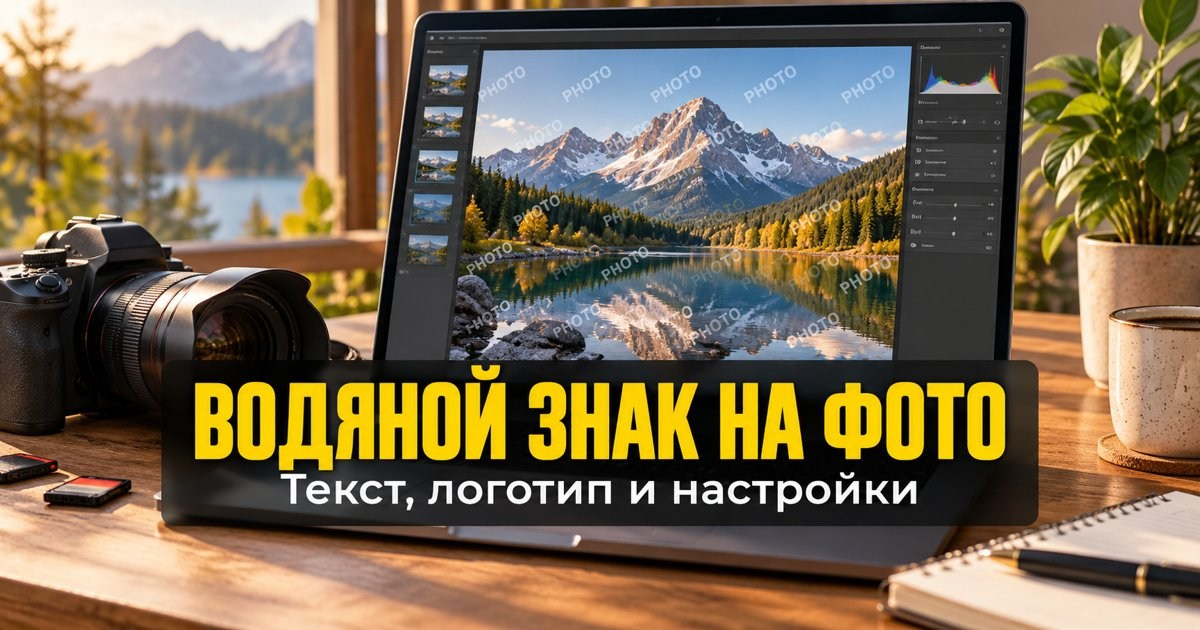 Как поставить водяной знак на фото онлайн | Сергей Бабко