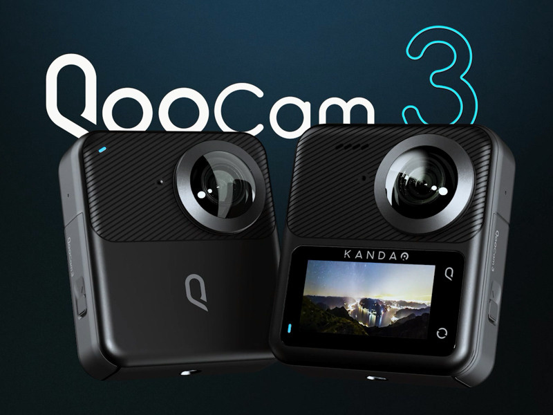 360-градусная камера Kandao «QooCam3» с сенсором большего размера. Фотограф — видеограф в Москве Дмитрий Менделеев