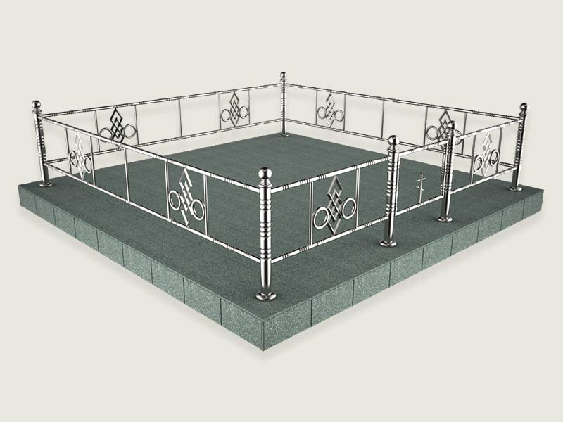 Ограды на могиле. Granum-memorial