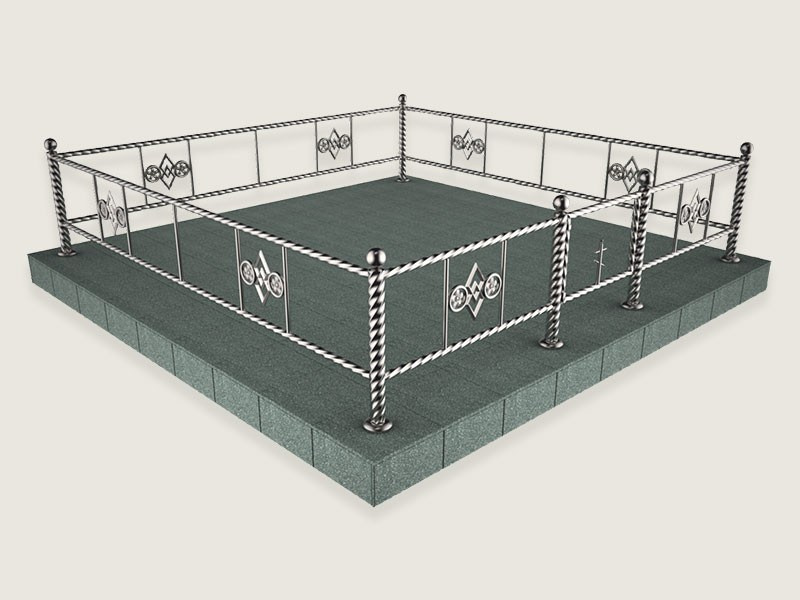 Ограды на могиле. Granum-memorial