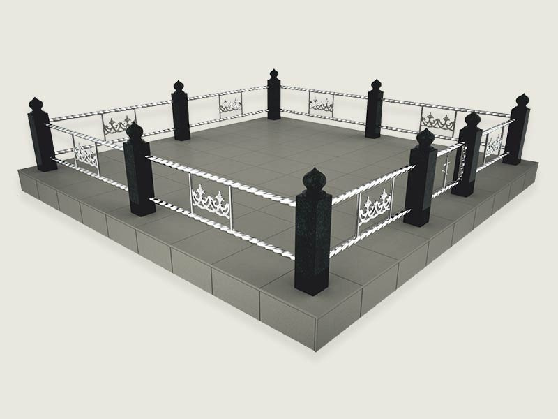 Ограды на могиле. Granum-memorial