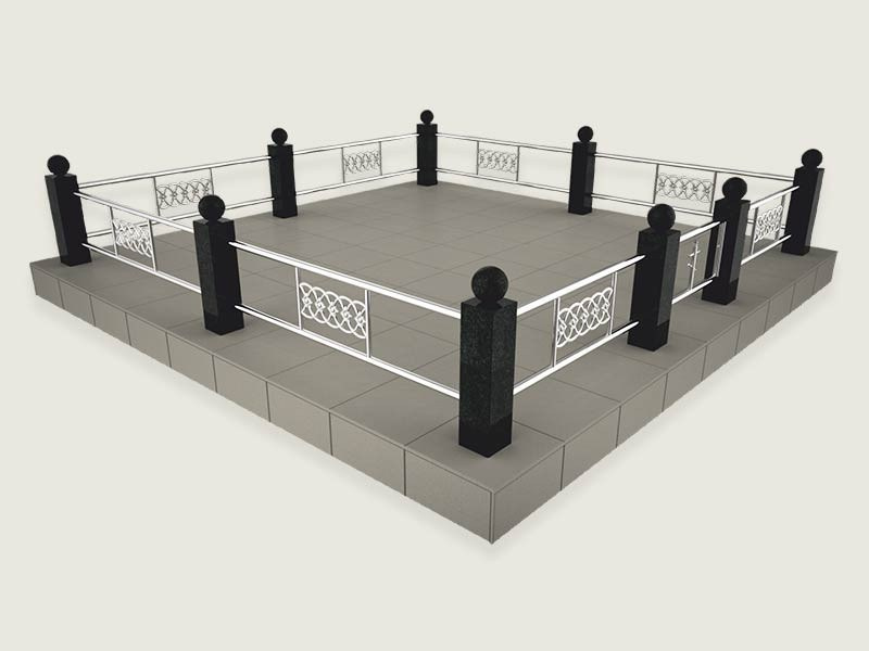 Ограды на могиле. Granum-memorial