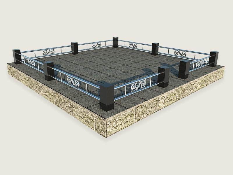 Ограды на могиле. Granum-memorial