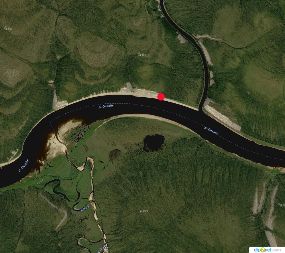 Река Оленёк, нижнее течение