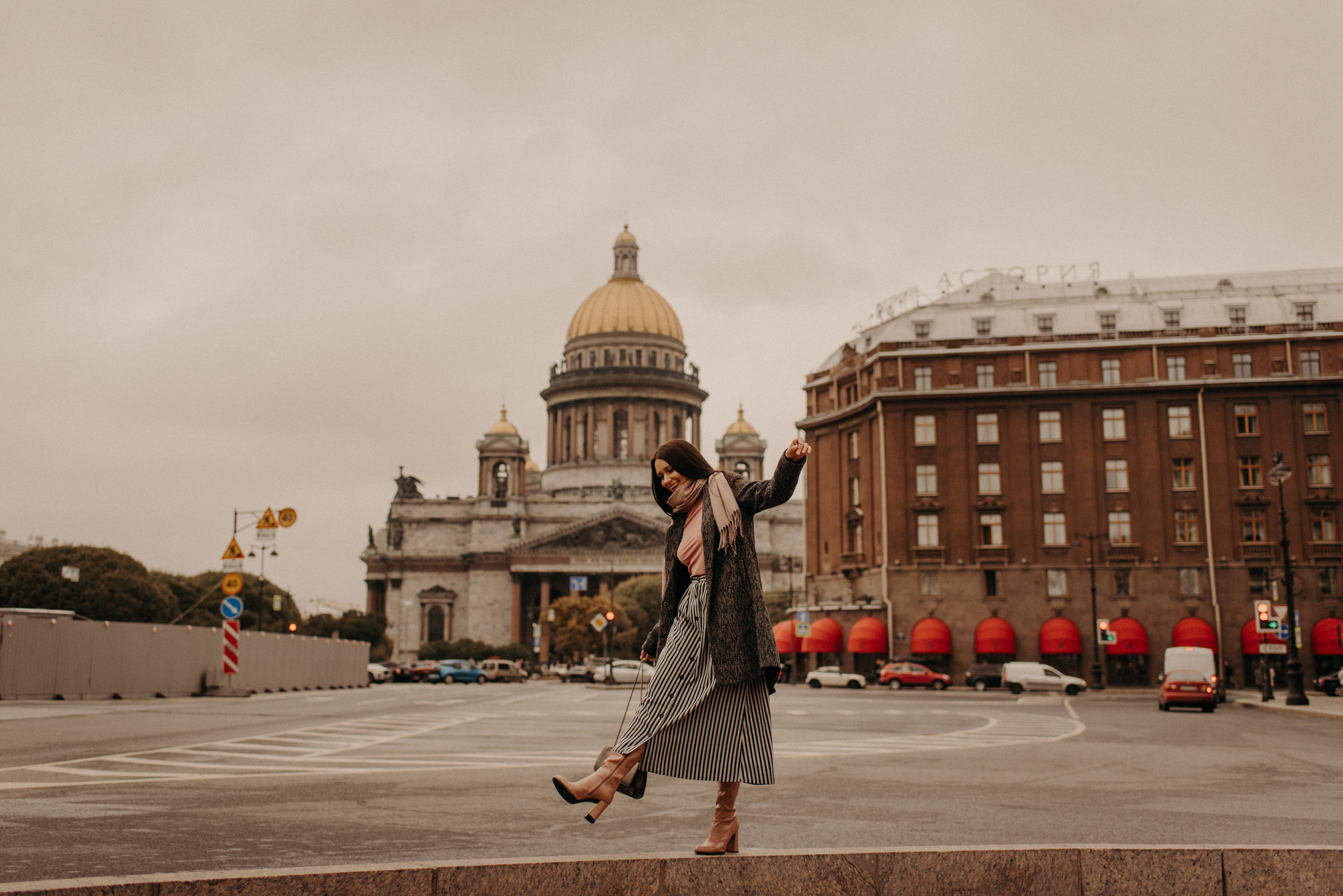 экспресс фотосессия в центре Санкт-Петербурга, контент съёмка