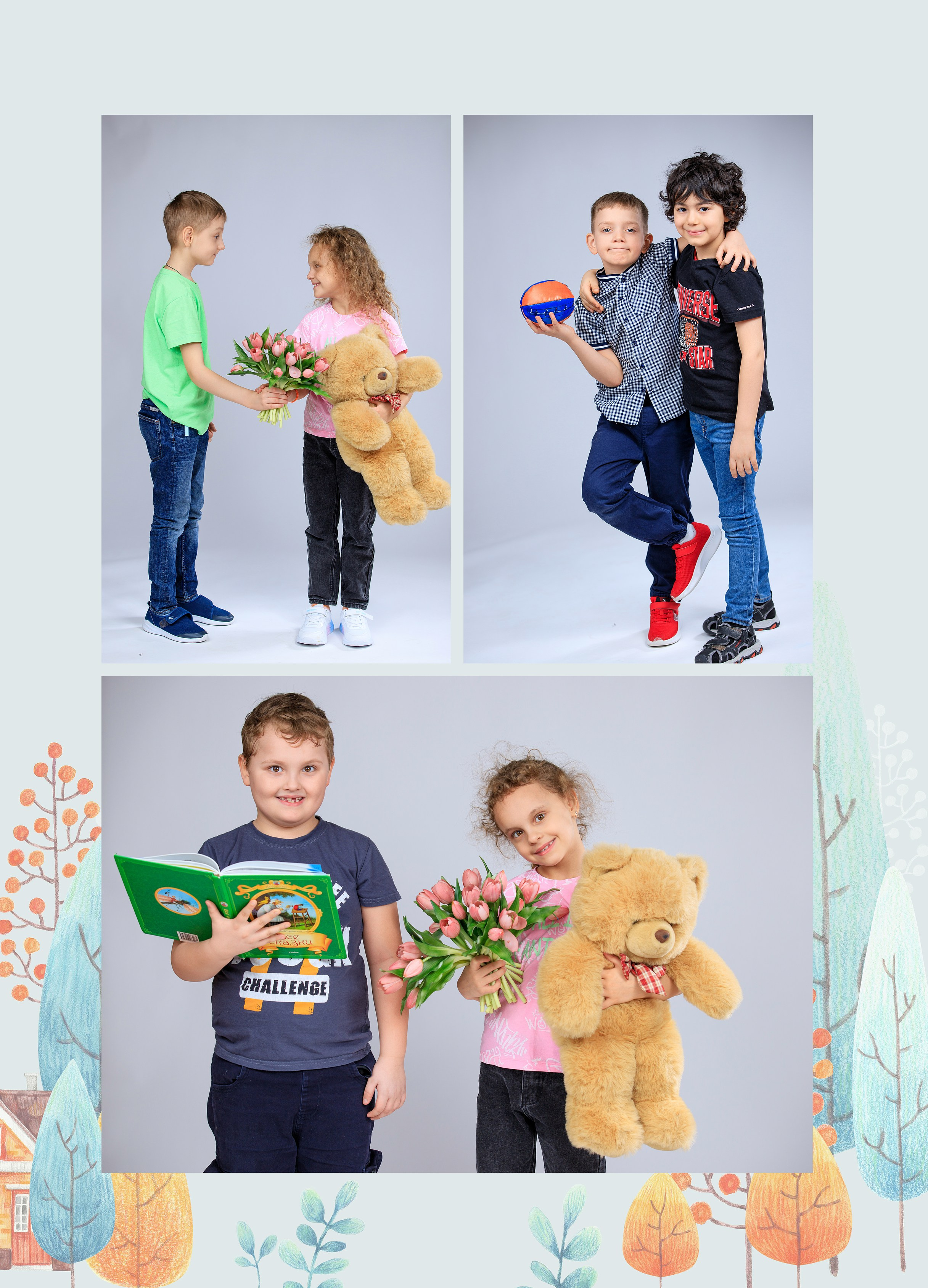 Альбом 40 ОБЩИЙ. Выпускные альбомы для школ и детских садов — фотокниги и виньетки