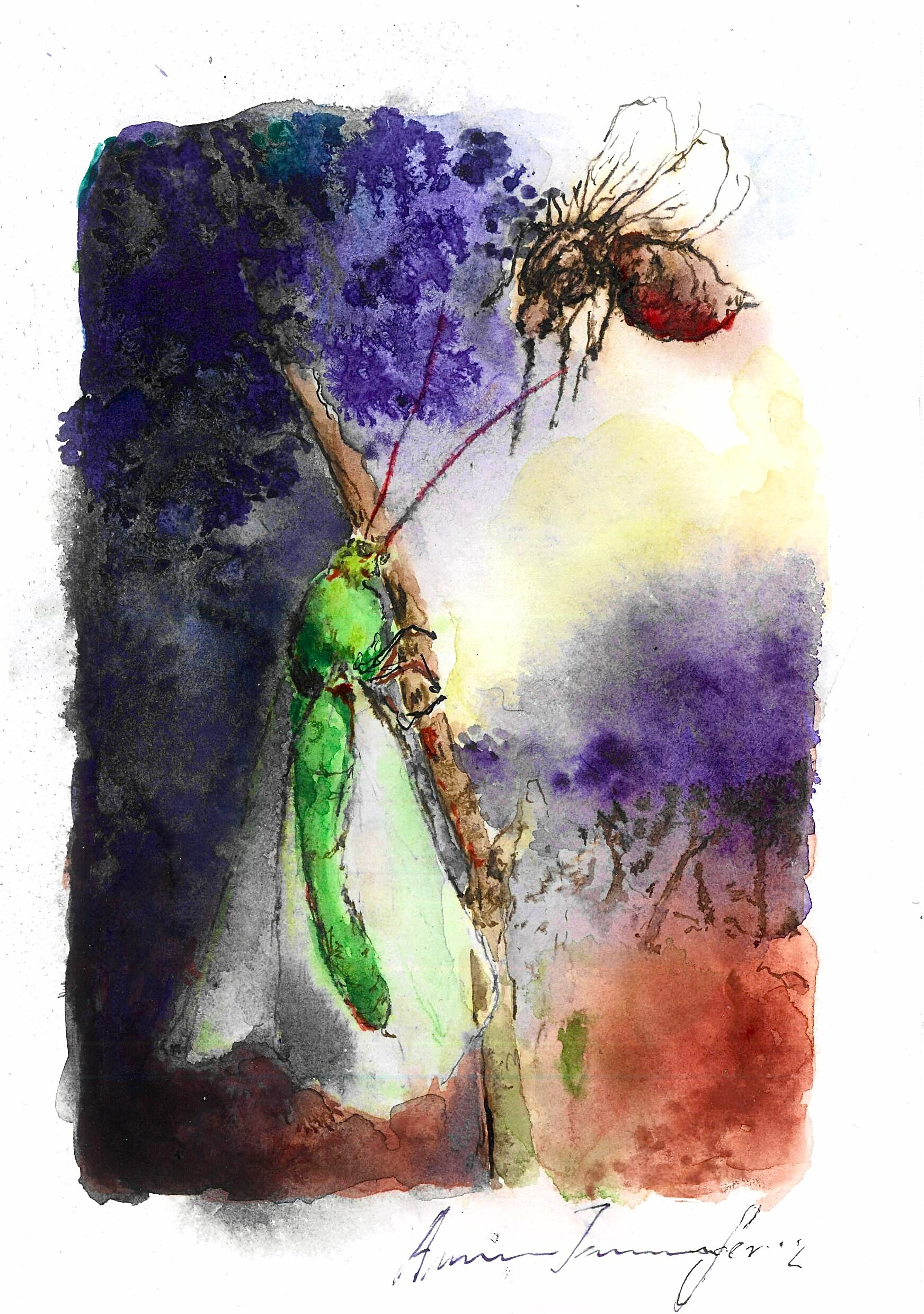 Watercolors. Artist Анна Дженнифер