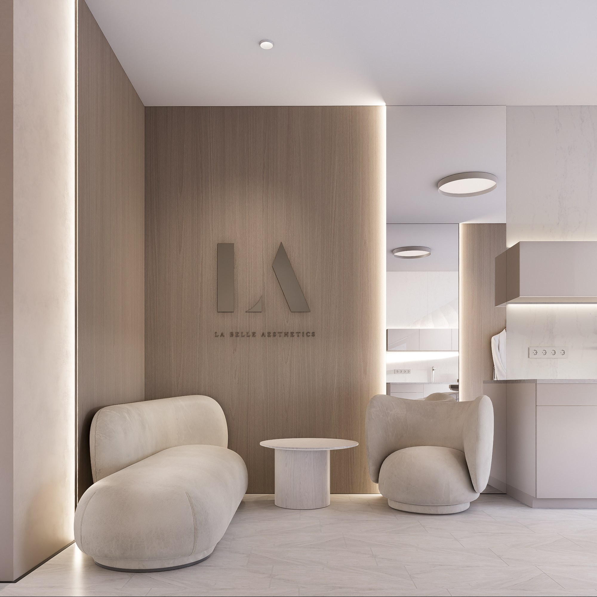 LA BELLE AESTHETICS WEB. Архитектурно-дизайнерское бюро ROOMS