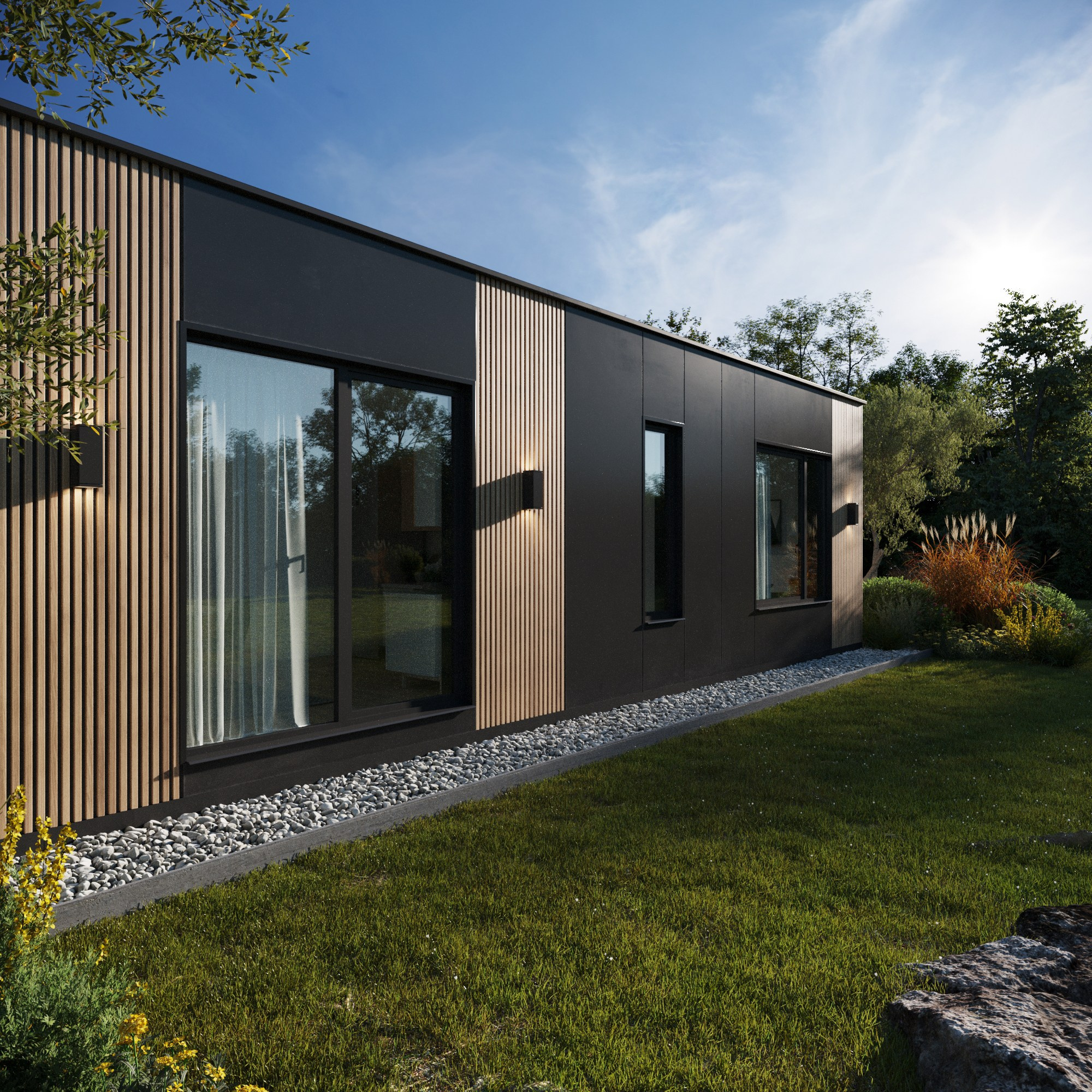 Быстровозводимый дом из серии БыстроДом от ГК "БыстроДом"