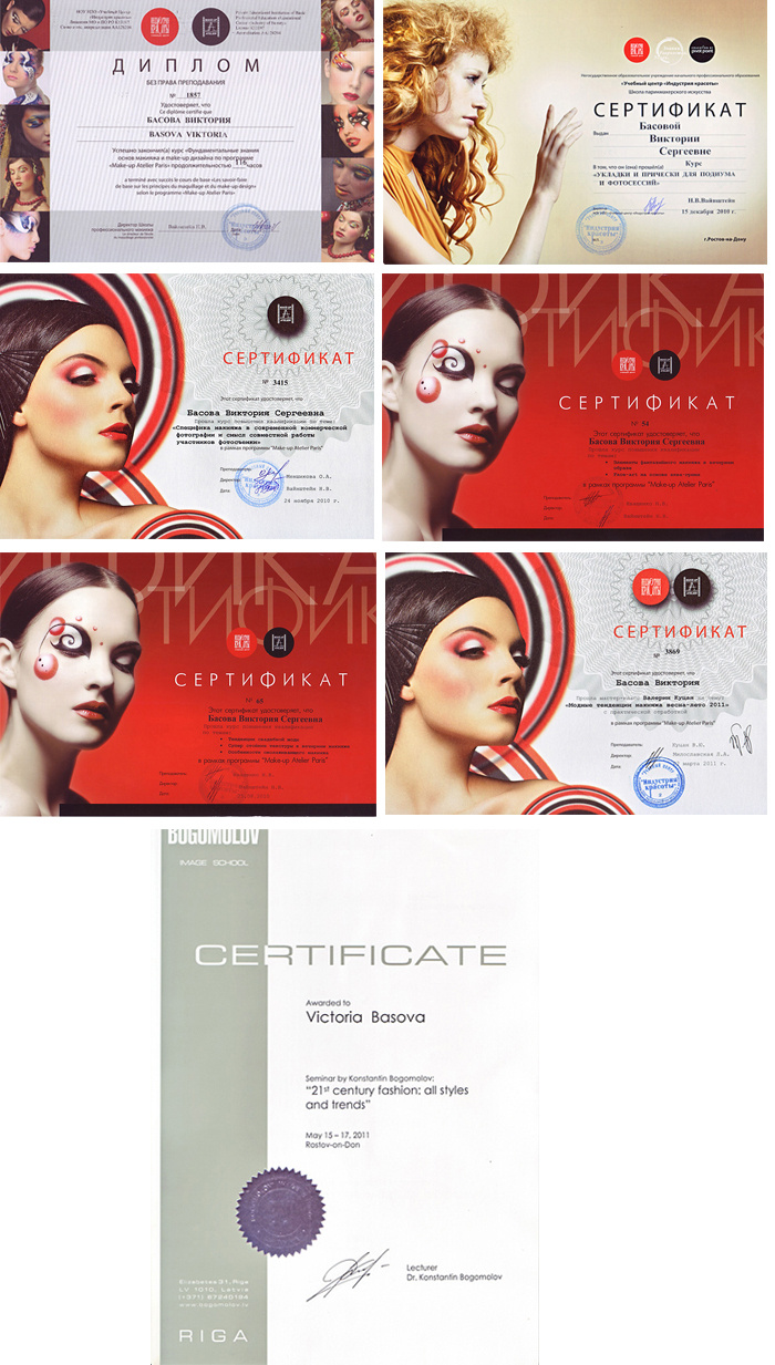 Makeup artist Victoria Basova. Max Matvich and Victoria Basova are professionals in their field