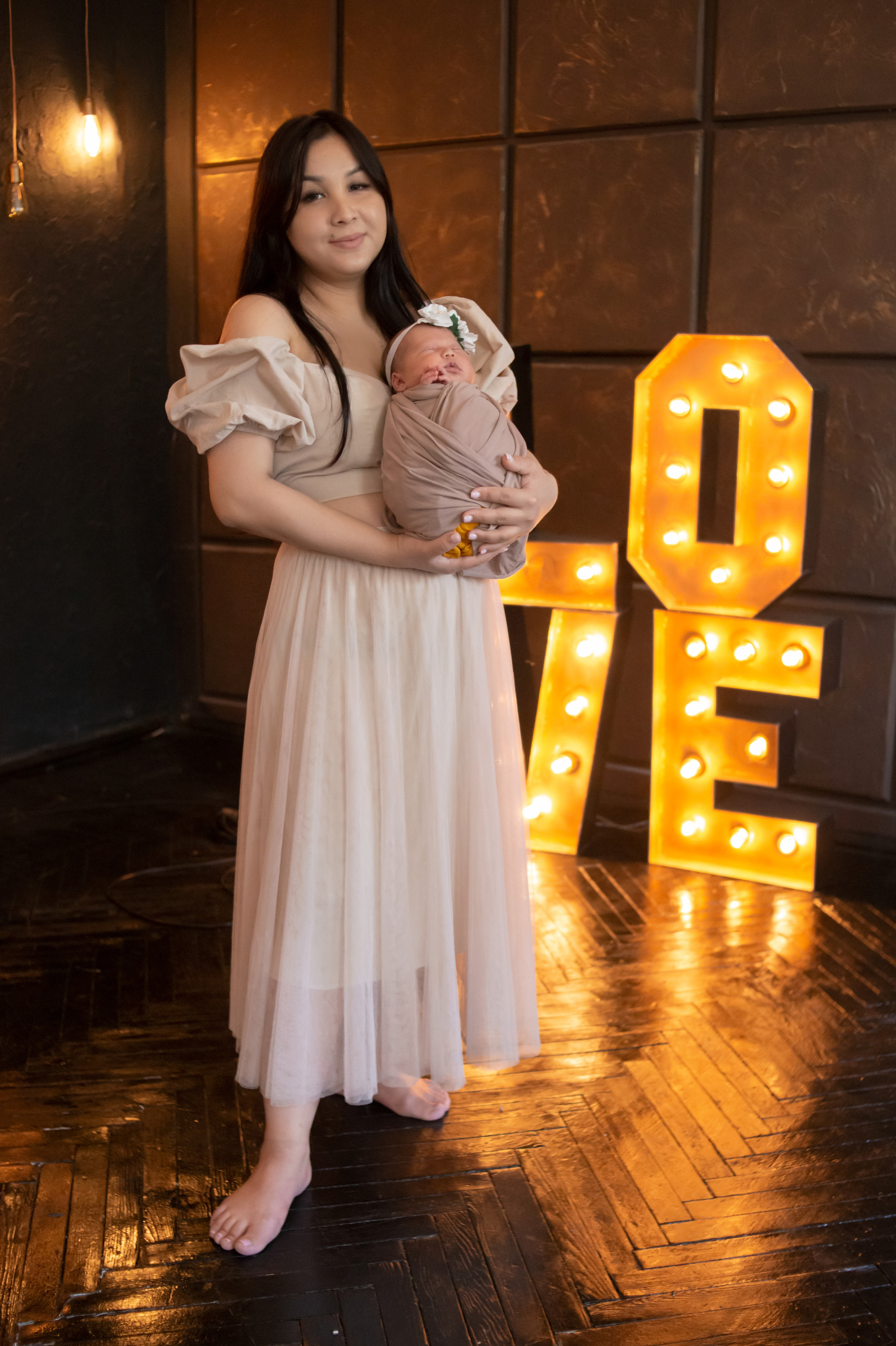 Бонус «до/после». Мила Посвит Фотограф новорожденных в Тобольске