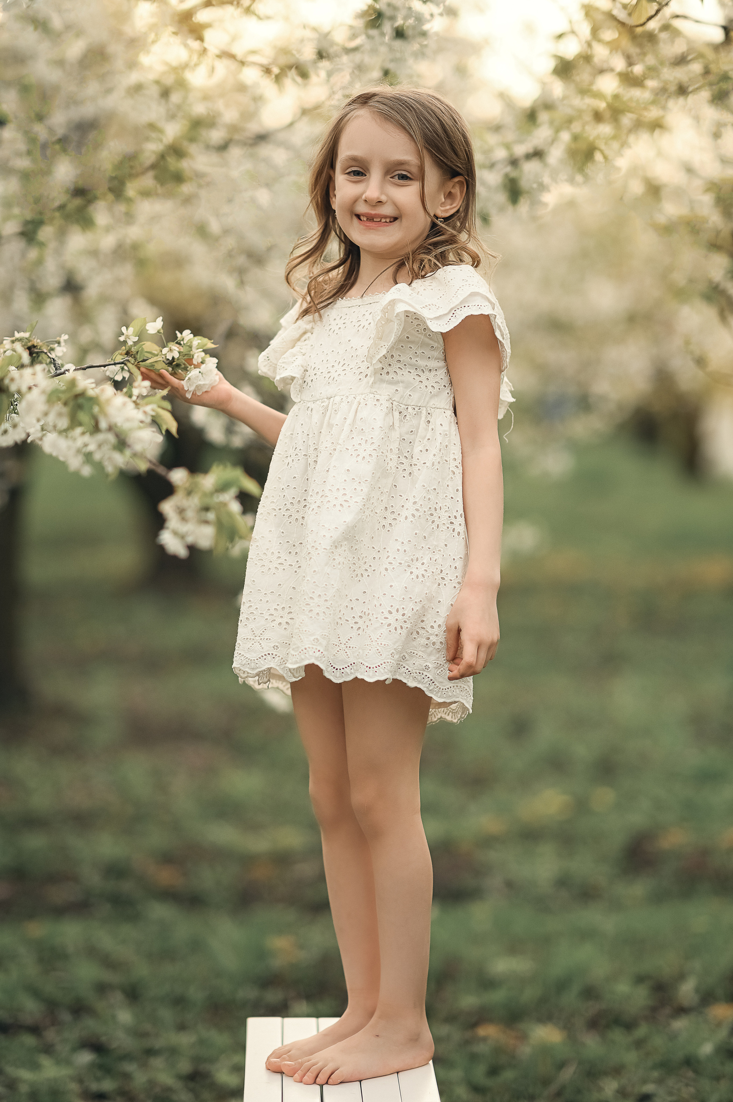 Съемка в цветущих садах. Семейный, детский фотограф в Ростове-на-Дону Совенко Юлия