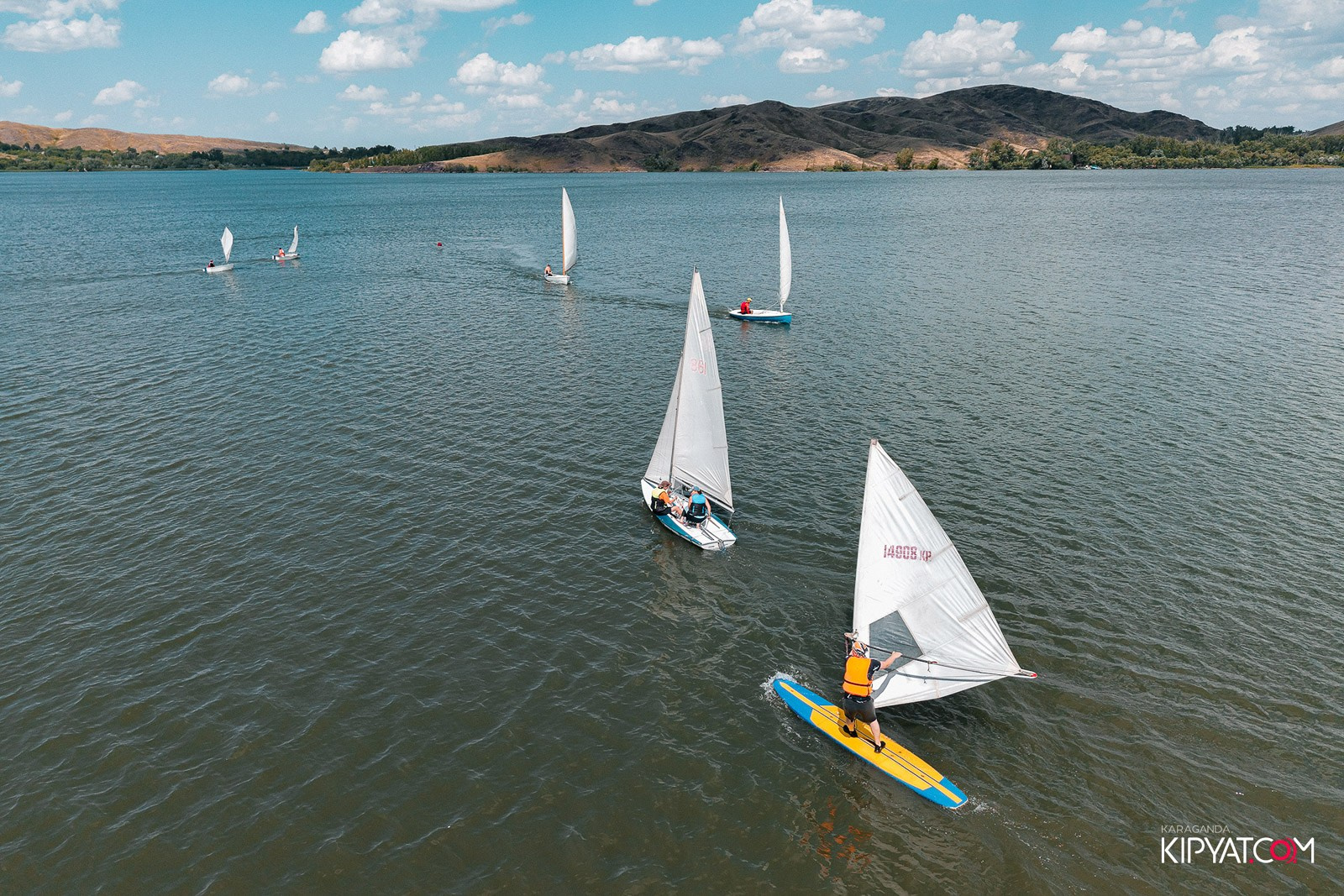Открытое первенство по парусному спорту г. Темиртау. Кипятком Караганда