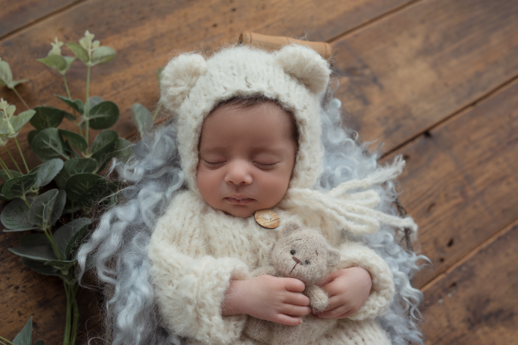 Простое наращивание фона. Ретушь фотографий новорожденных. Алексеева Надежда