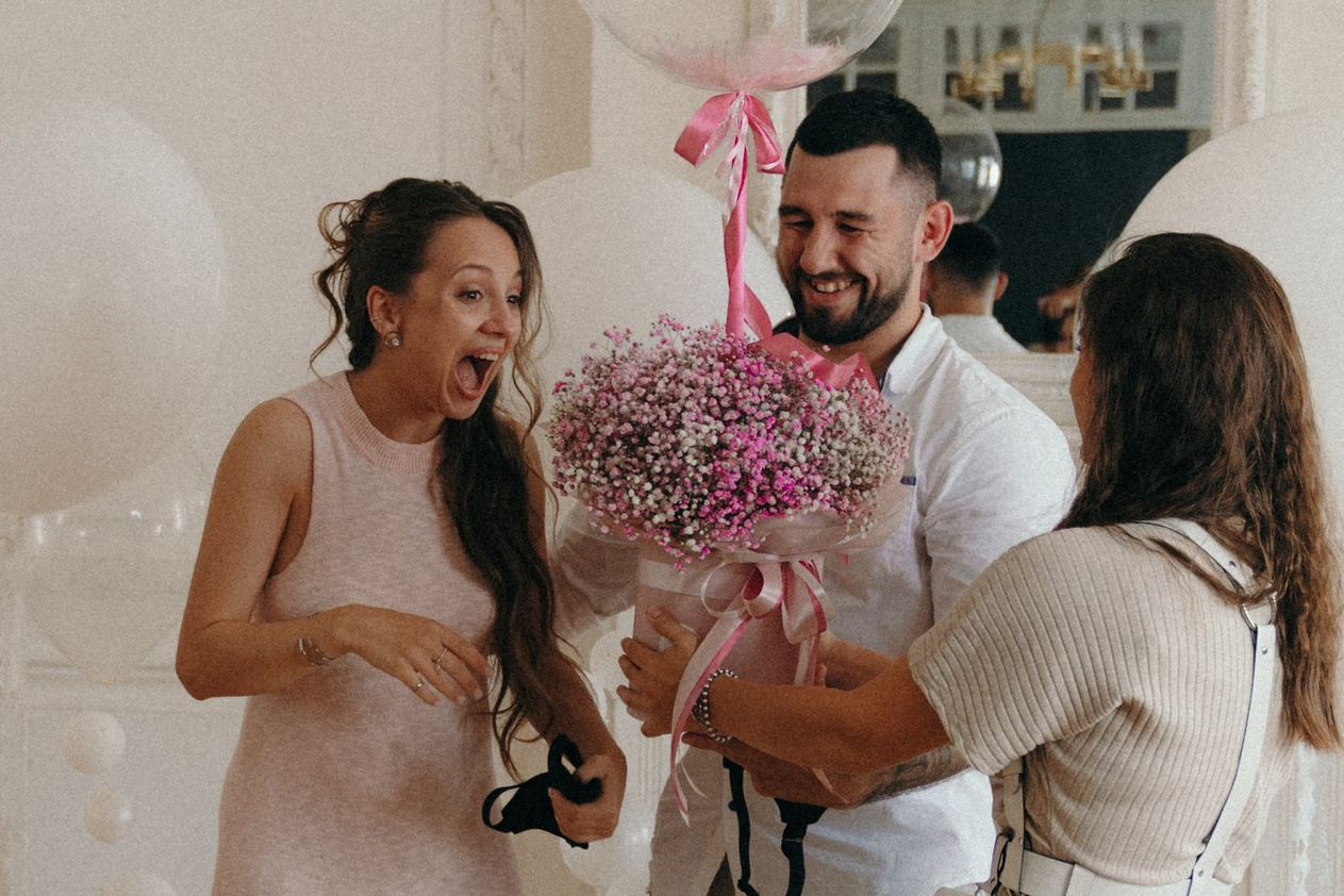 Гендер-пати. Фотограф новорожденных и беременых в санкт-петербурге Юля Лампа