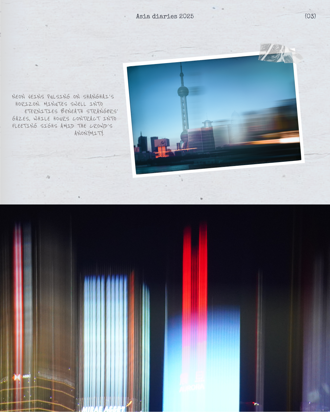 IN BETWEEN. ASIA DIARIES. JULIA EXISTO. Photographer & Visual Artist