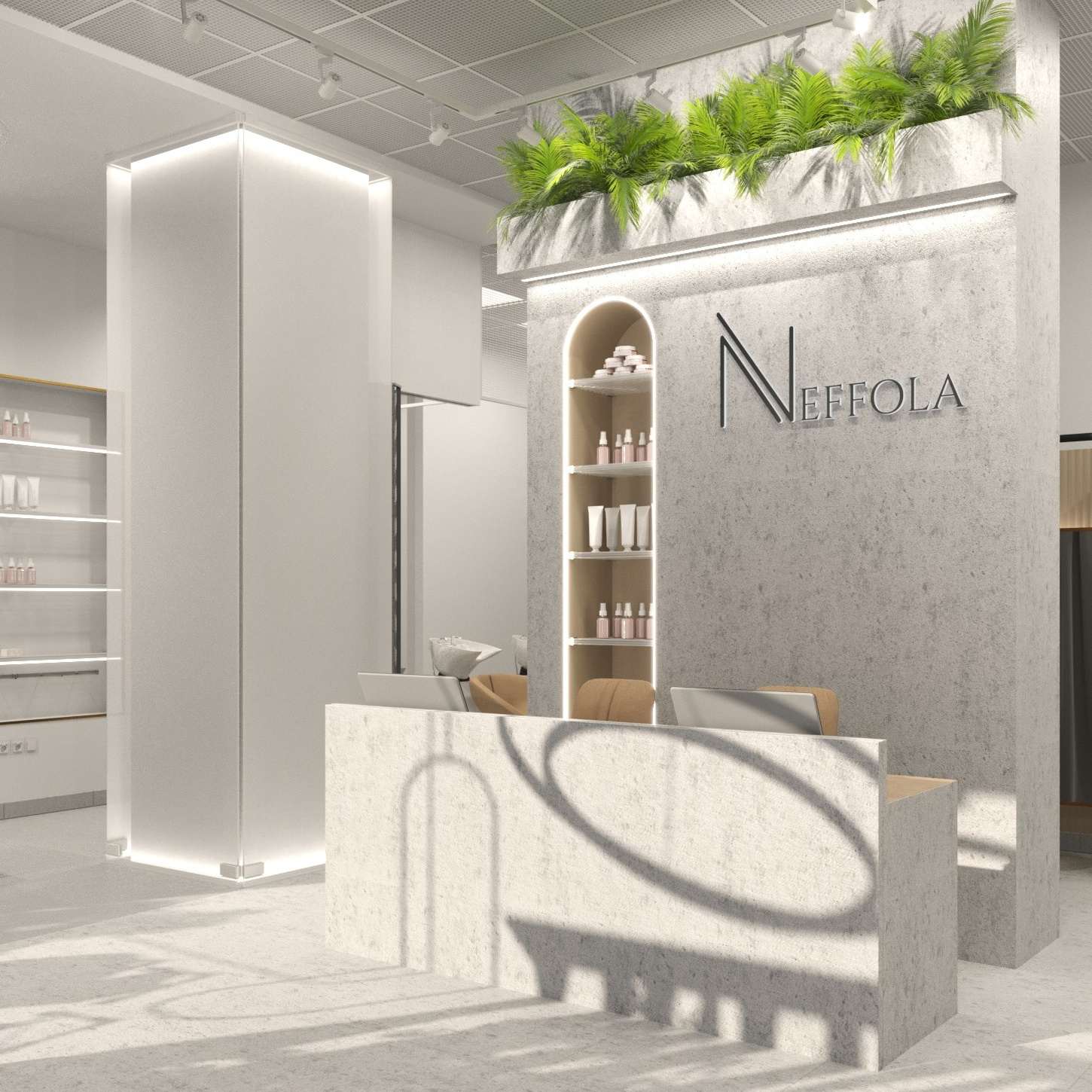 Дизайн-проект салона красоты в Санкт-Петербурге