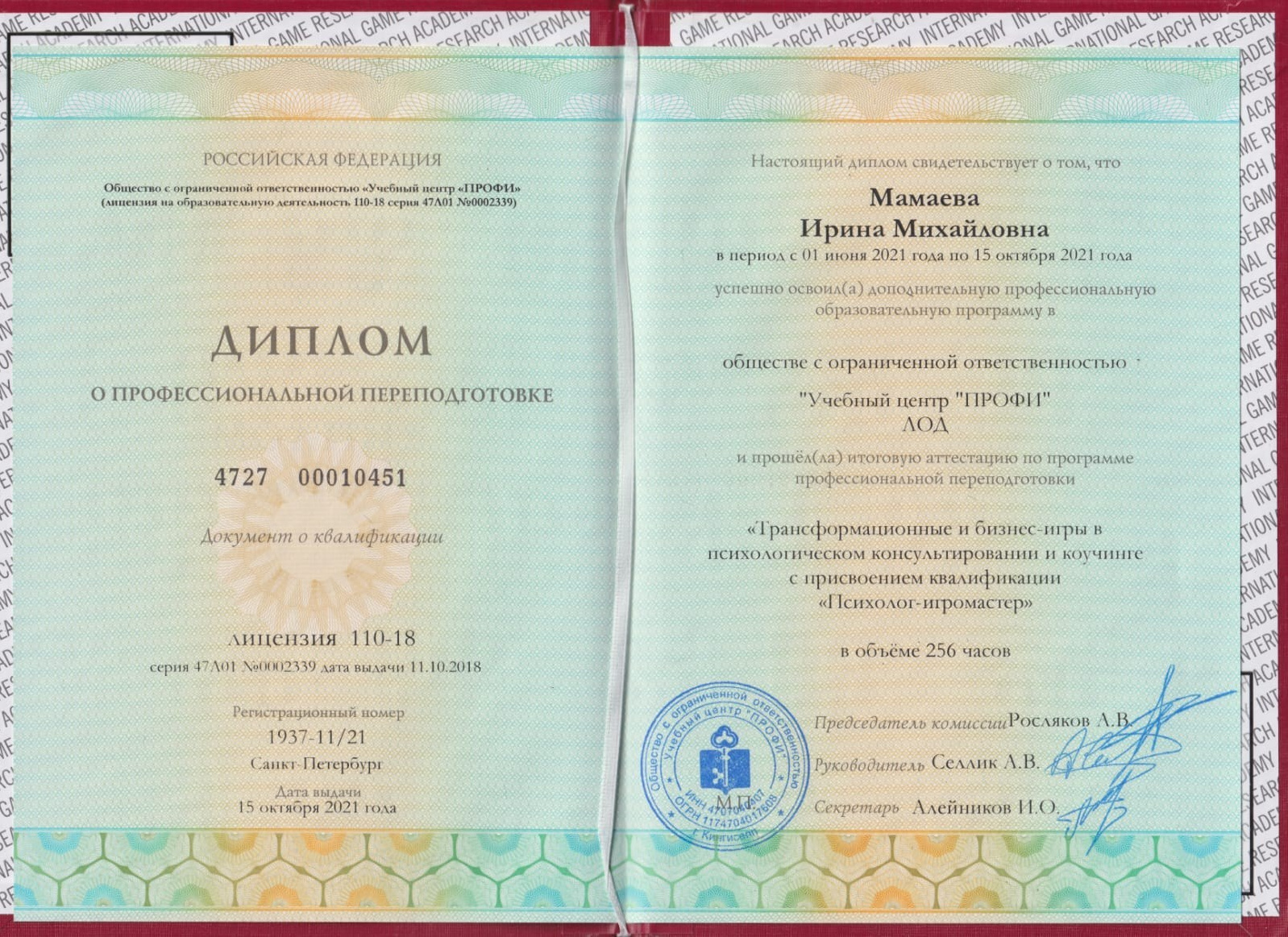 Обо мне. Ирина Мамаева игропрактик