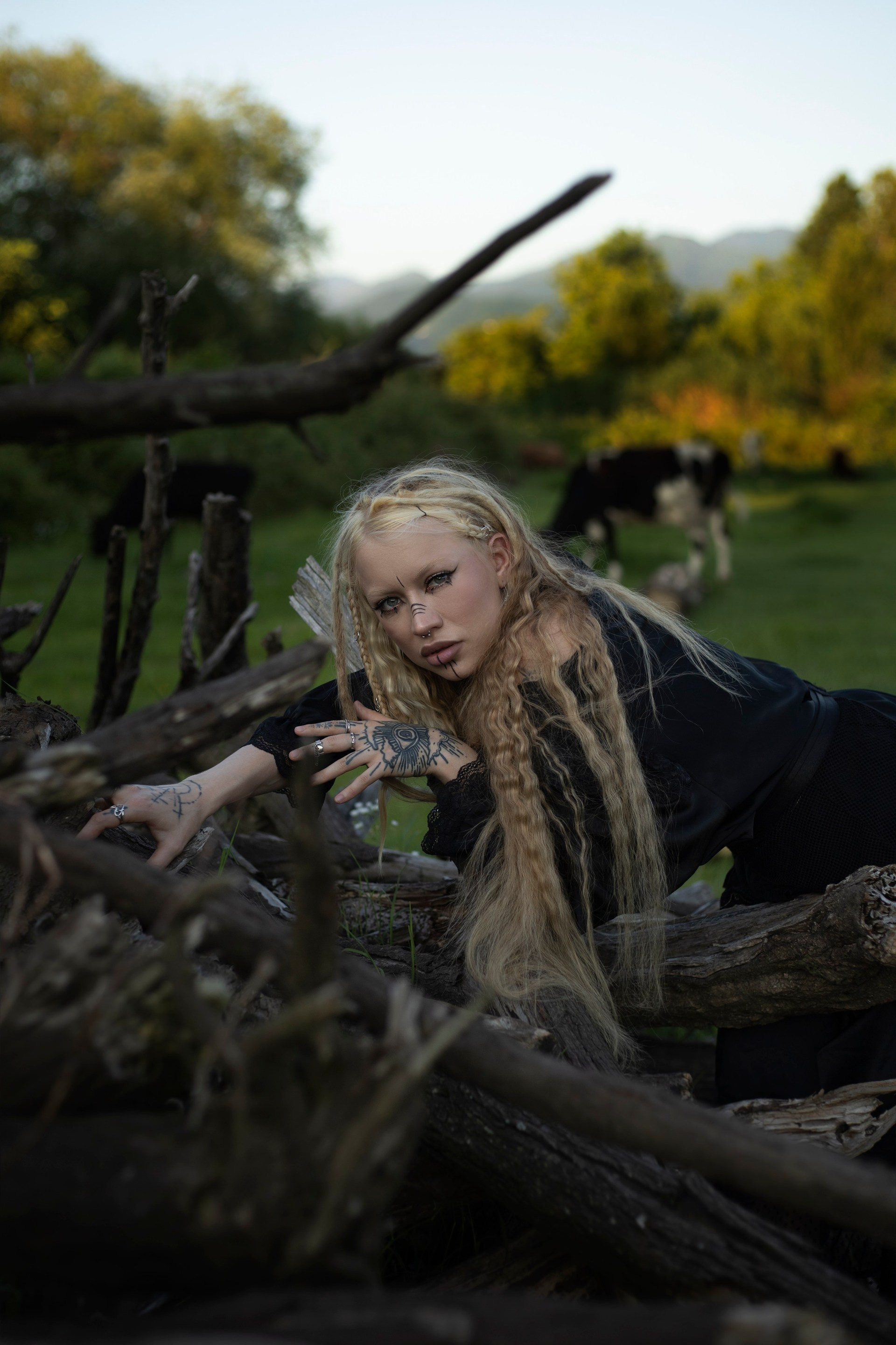 Witch. Art photographer Tatiana Serbina