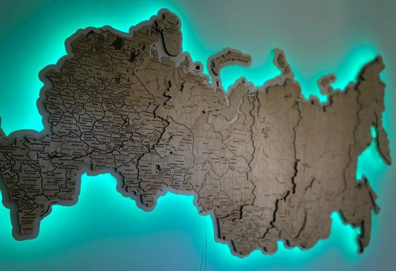 Карта мира из дерева. Art objects for walls. Author’s paintings, panels, clocks and portraits by photo