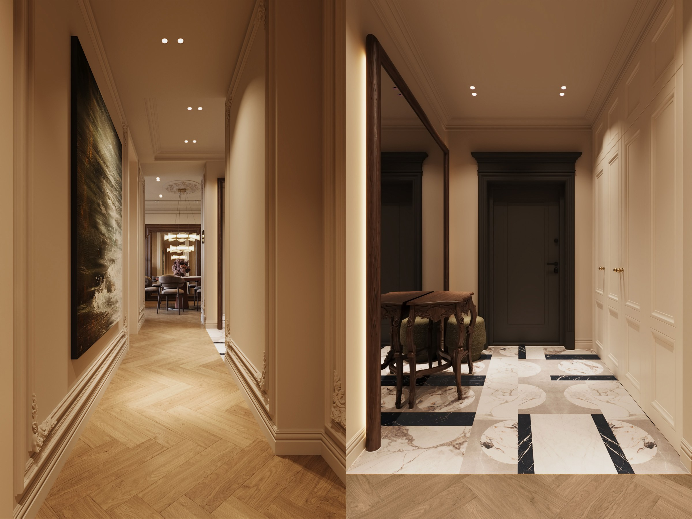 АППАРТАМЕНТЫ «ОЛИМП» / квартира, 105 м². Rezells Architects — студия дизайна жилых и коммерческих интерьеров