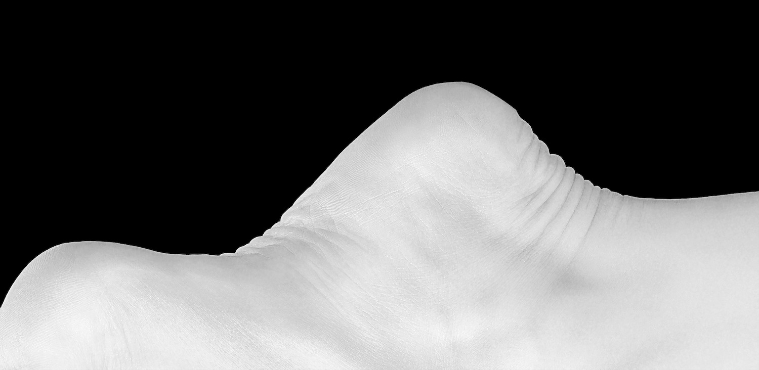 Buy Artistic monochrom photographs of the curves of the female body. Anna Laza Art photographer