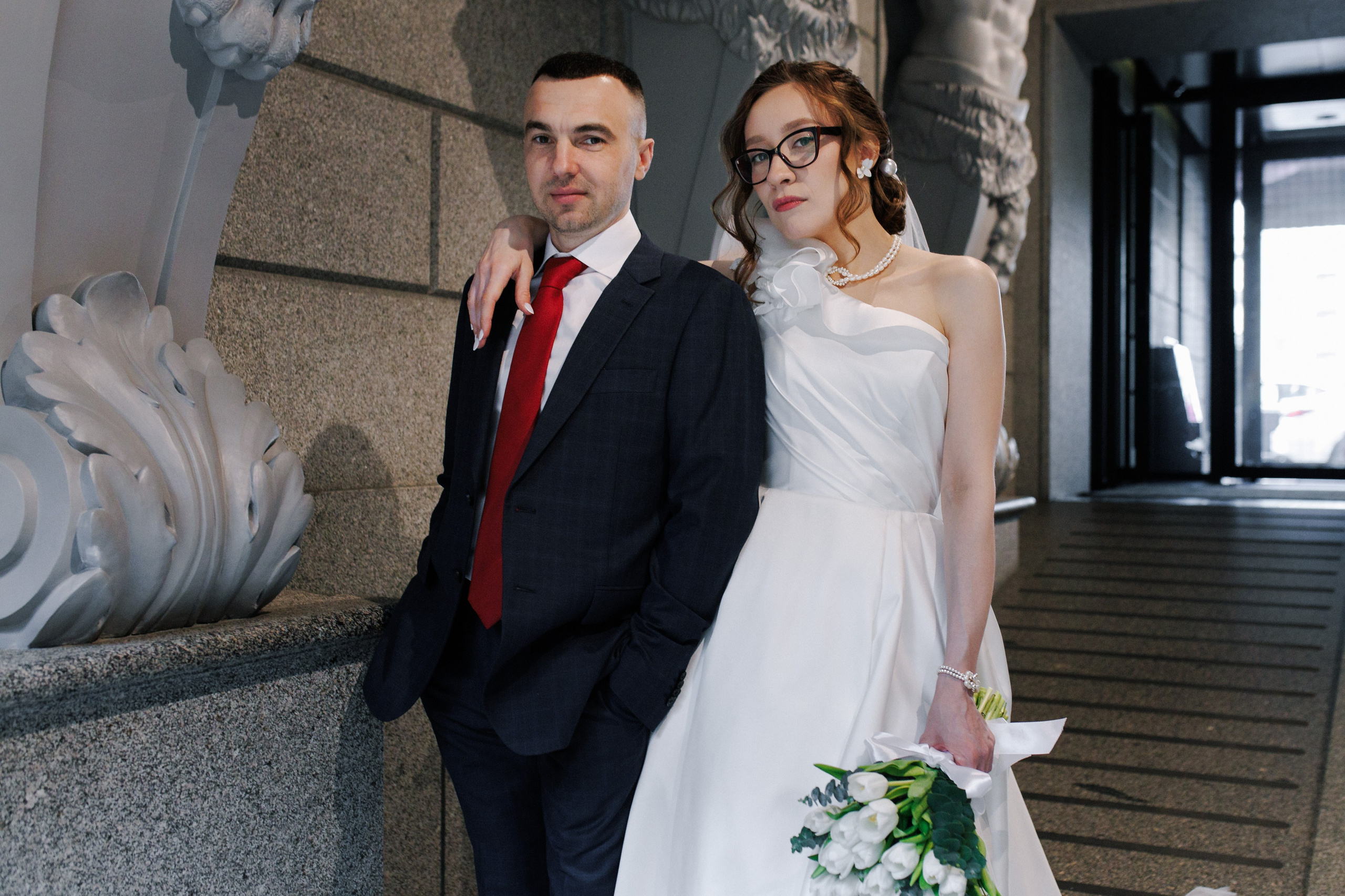 Свадьба ранней весной в Питере. Свадебный фотограф СПБ