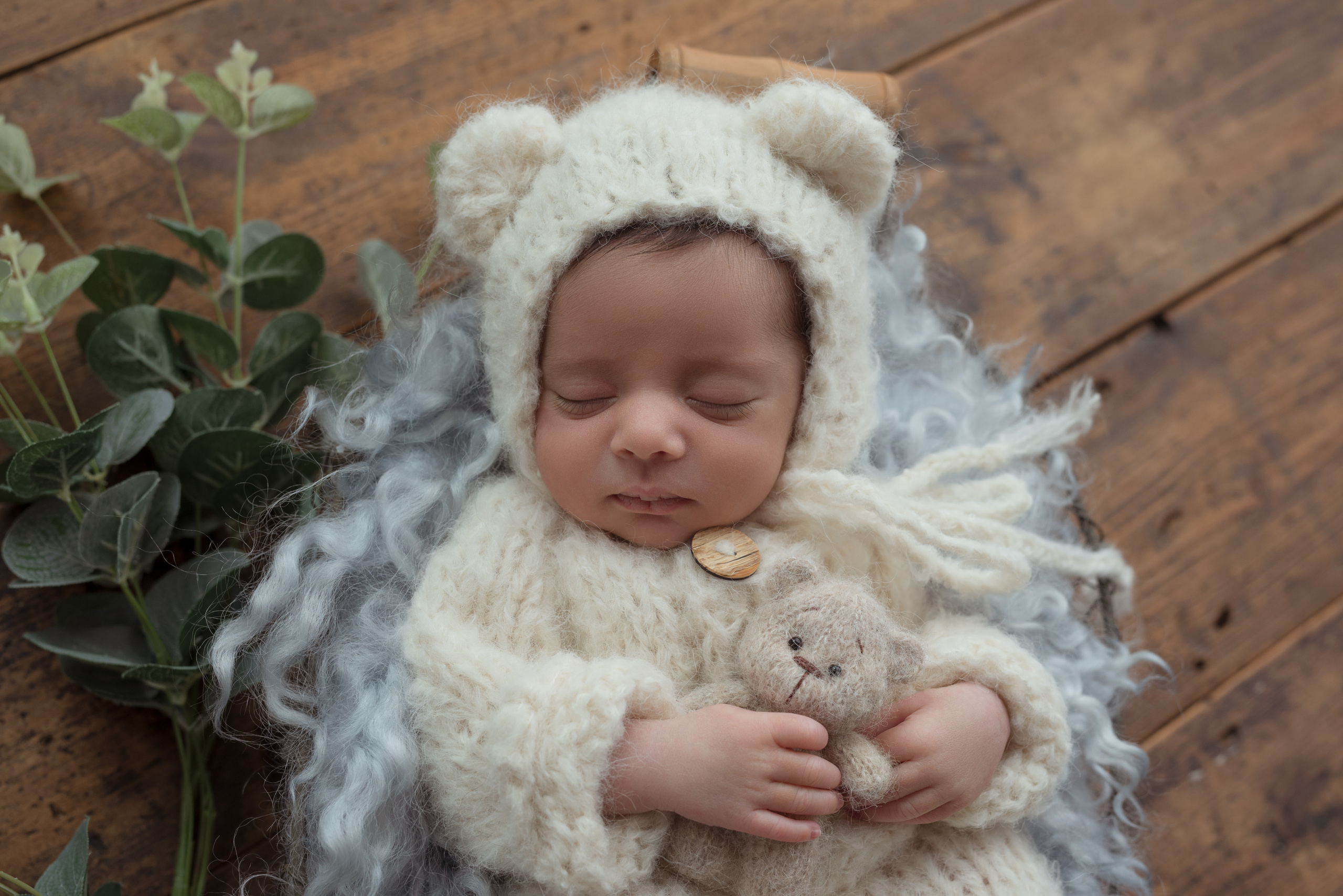 Простое наращивание фона. Ретушь фотографий новорожденных. Алексеева Надежда