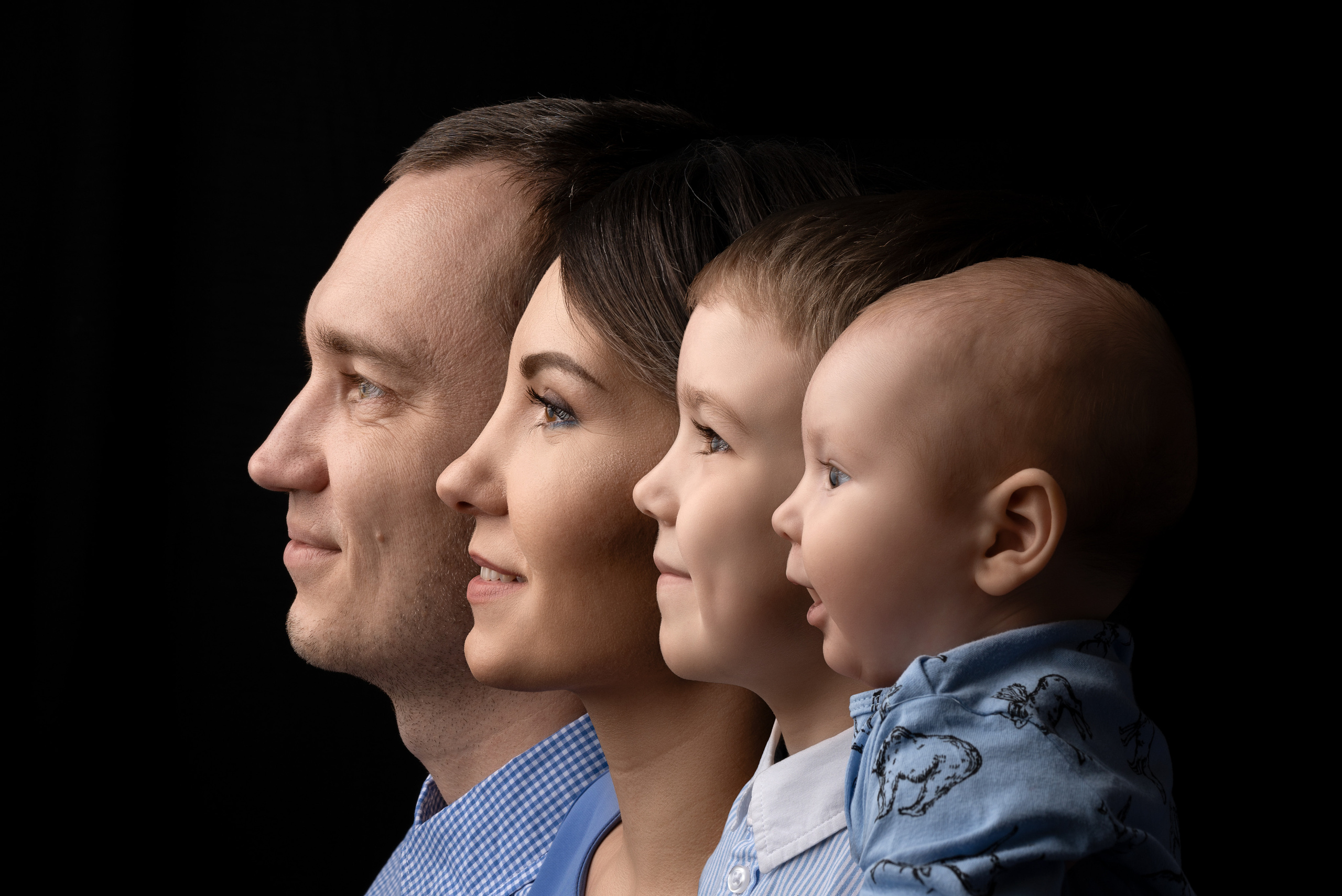 Семейный Портрет. Фотограф новорожденных Березники Пермский край Аня Ремянникова