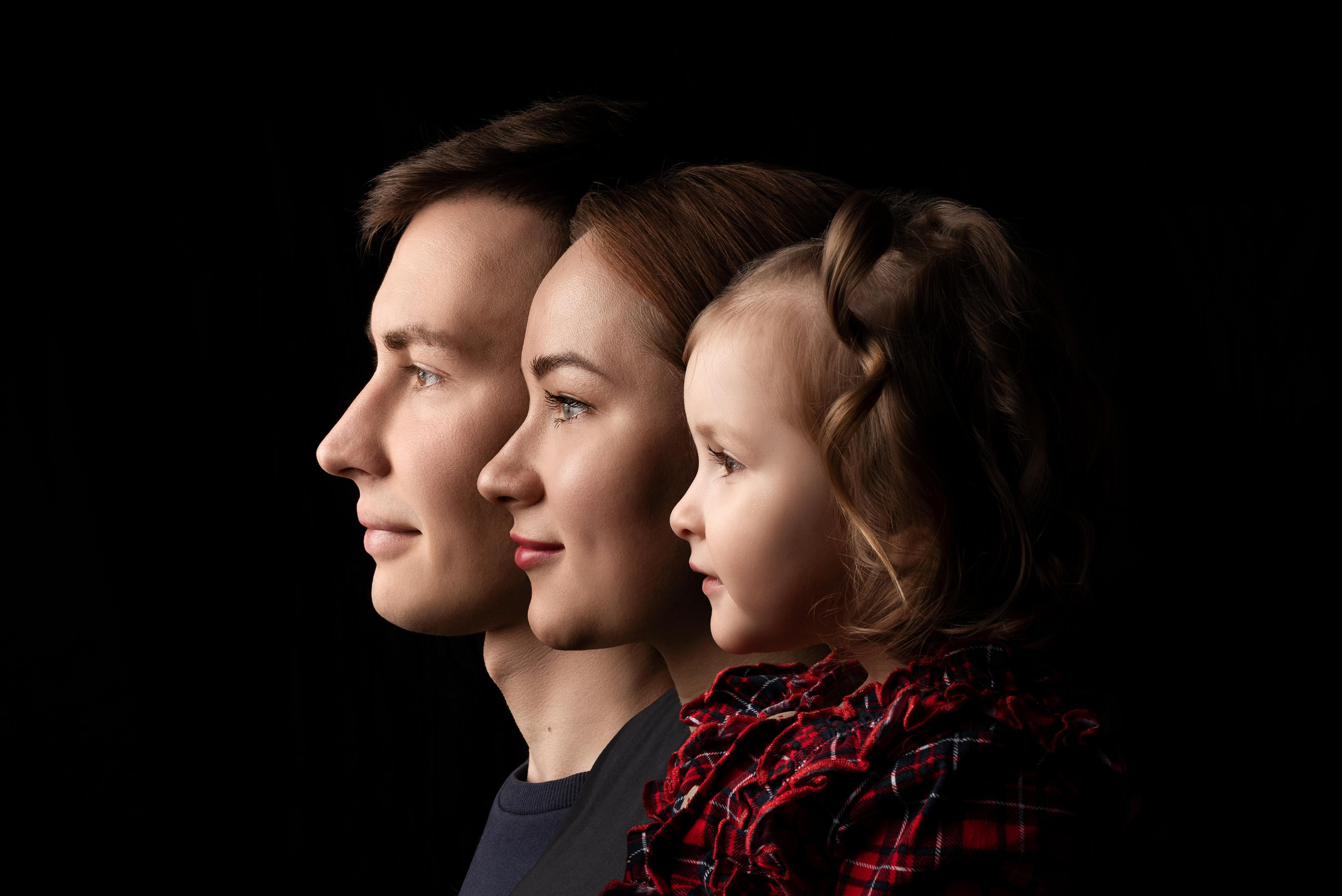 Семейный Портрет. Фотограф новорожденных Березники Пермский край Аня Ремянникова